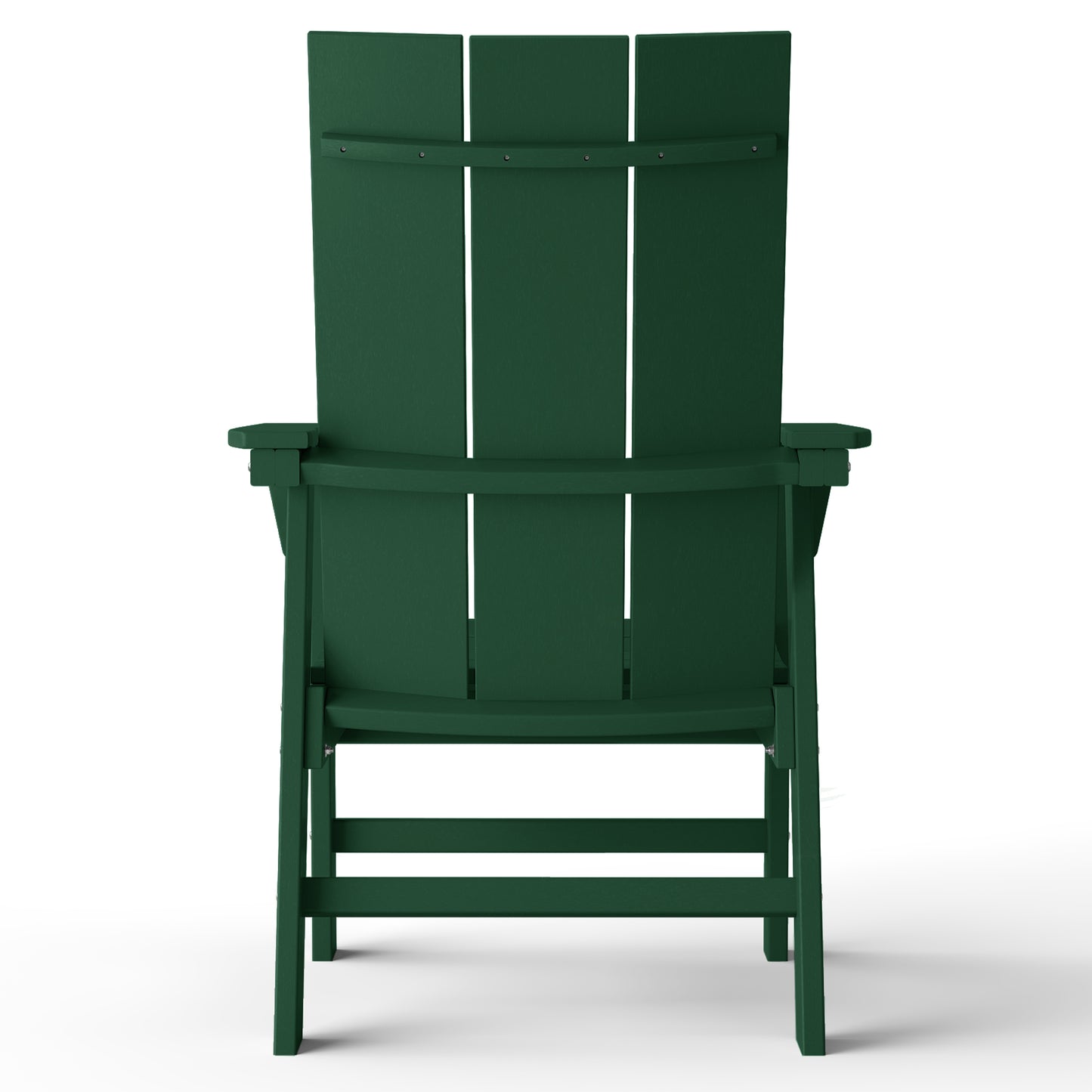 Malibu Modern All-Weather Outdoor Contoured Adirondack Dining Chair Seahawk Designs Patio Dining Chairs
