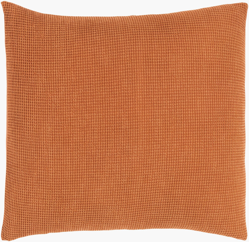Waffle Bedding Swatch — Rust