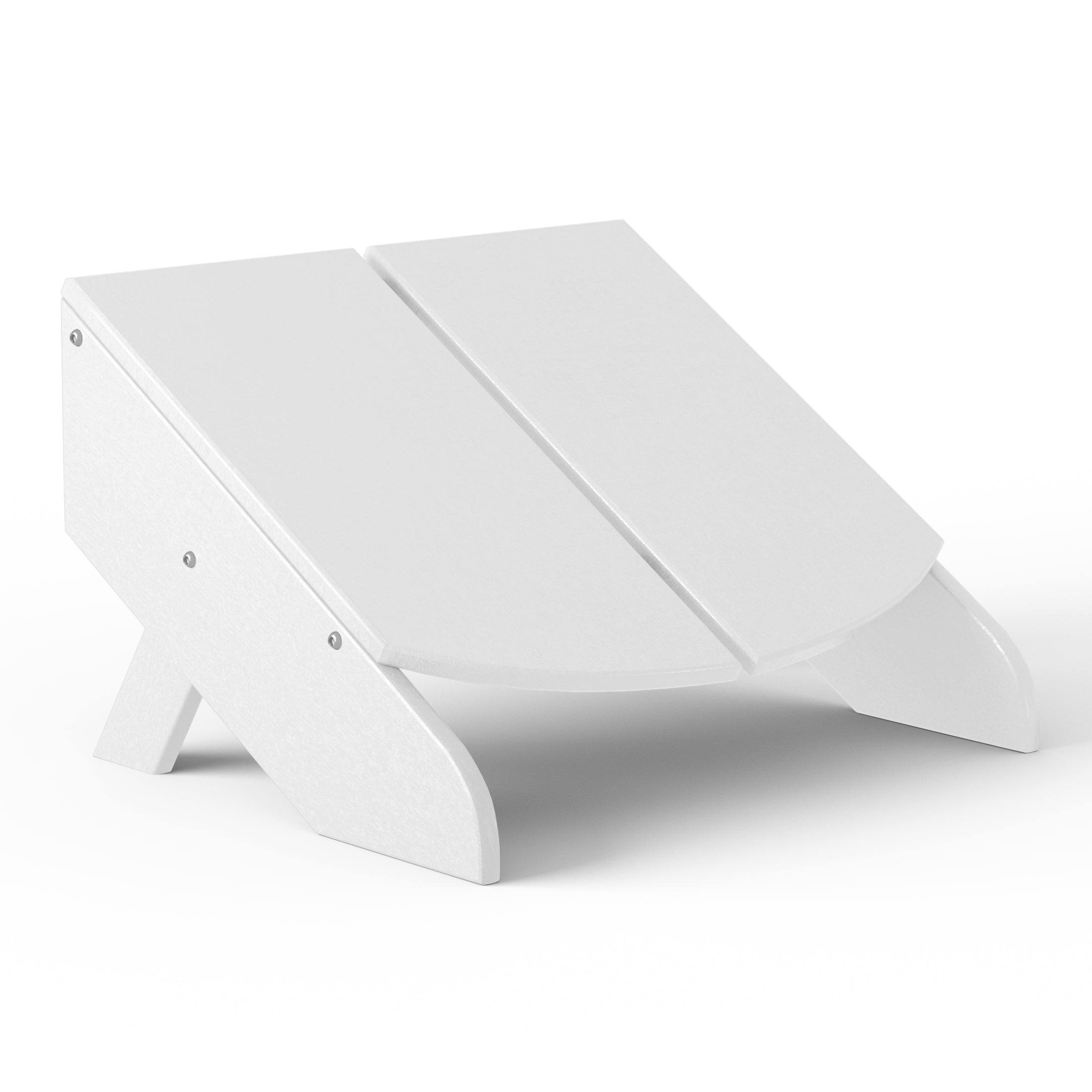 La Quinta Modern Ottoman White Seahawk Designs Patio Ottomans