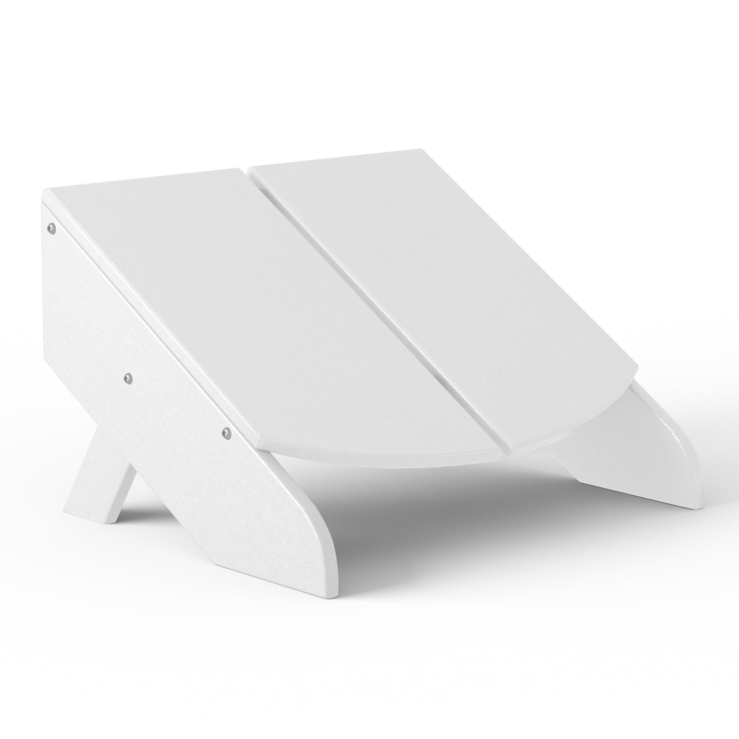 La Quinta Modern Ottoman White Seahawk Designs Patio Ottomans