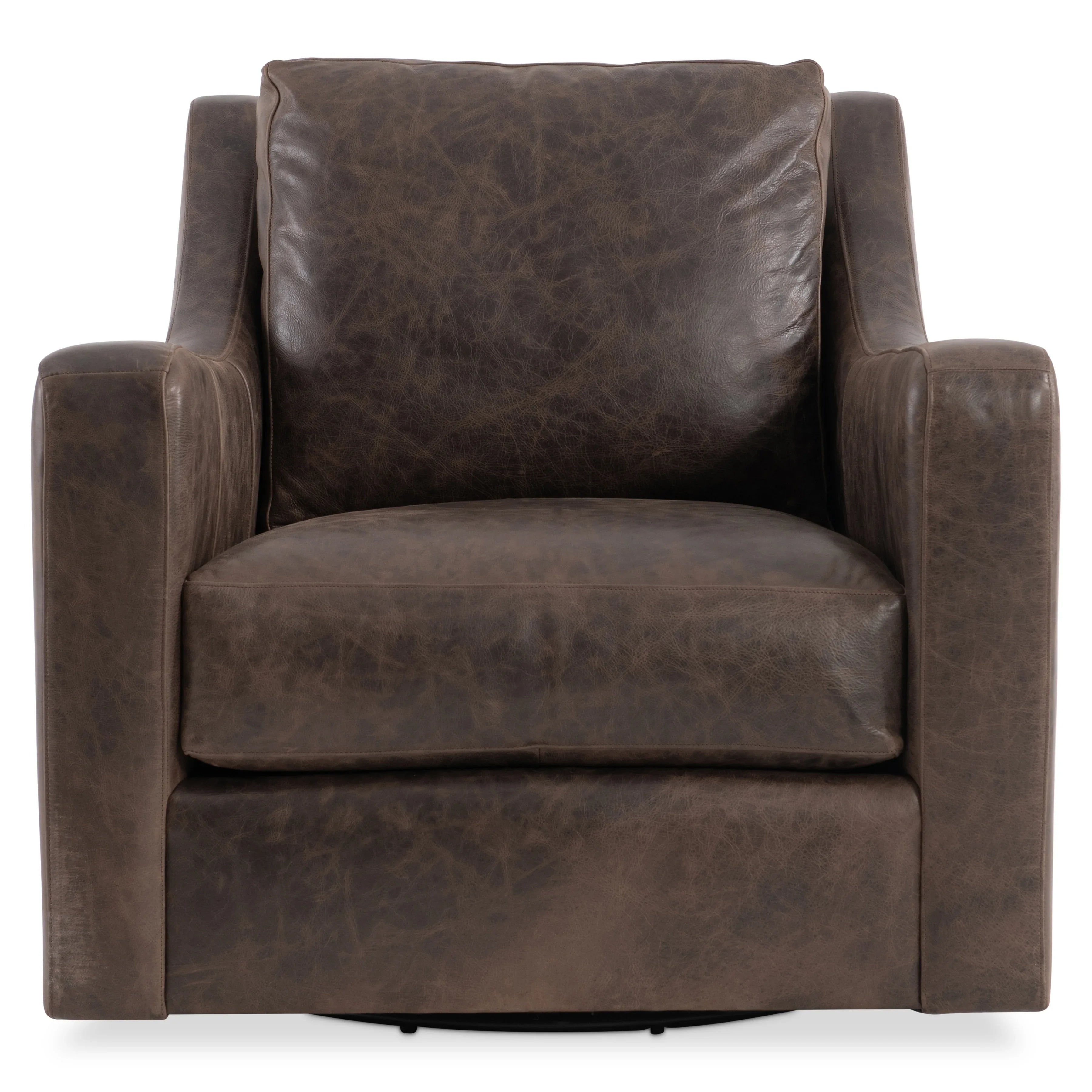 Ventura Leather Swivel Chair Bernhardt Living