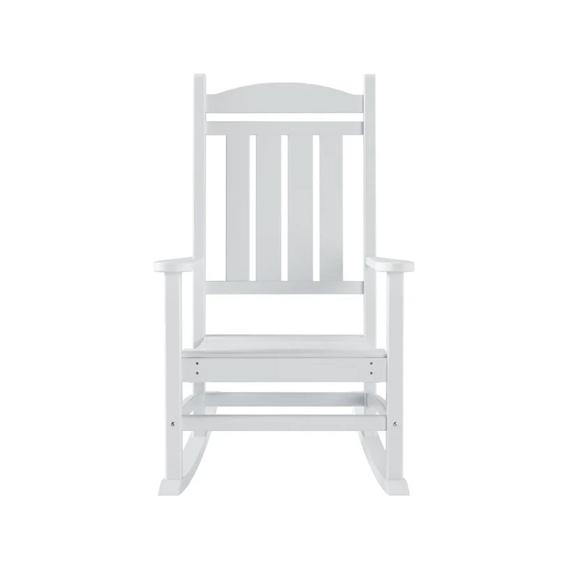 Tuscany All-Weather Outdoor Classic Porch Rocking Chair White Seahawk Designs Patio Rocking Chairs