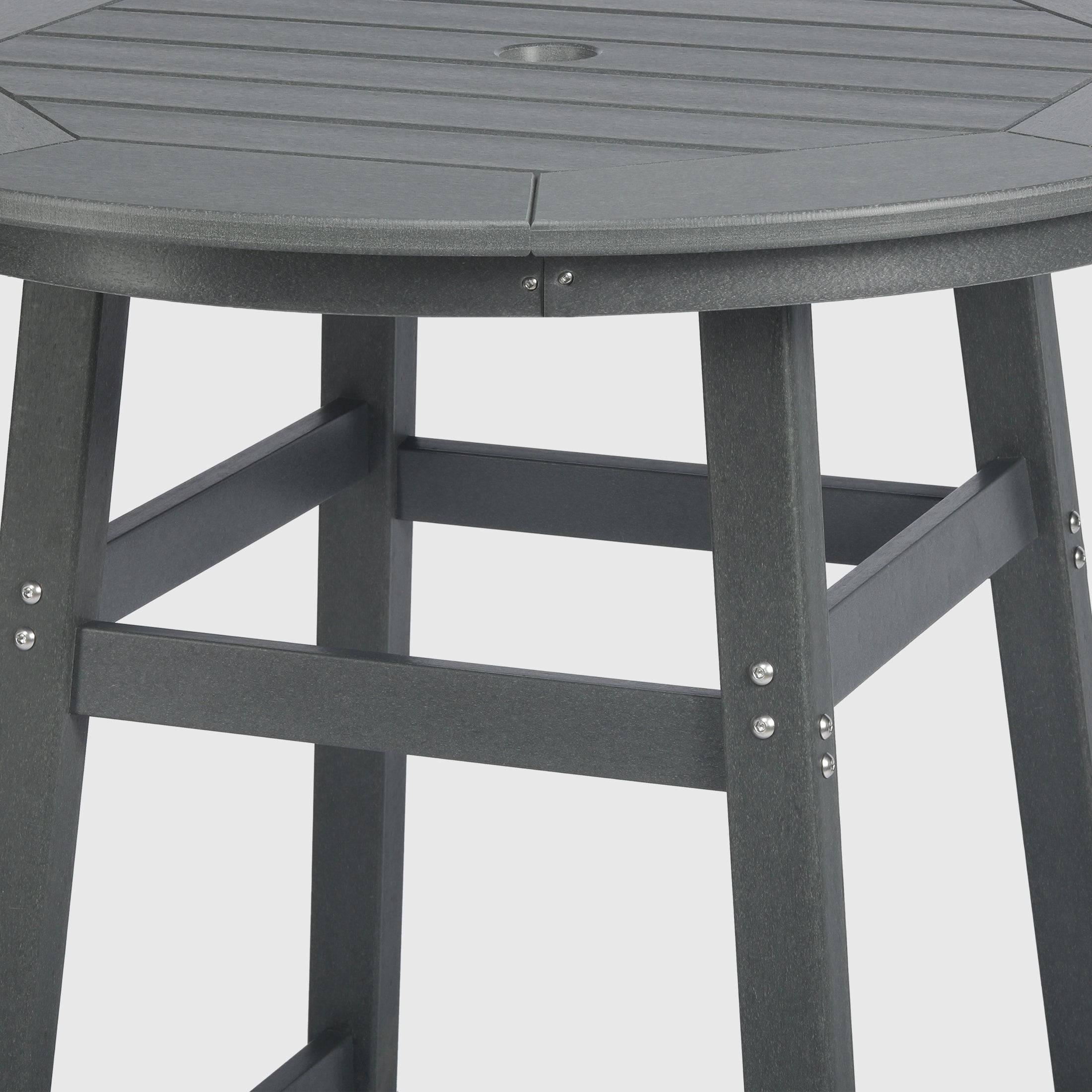 Stockholm All-Weather Outdoor 35" Round Bar Table (42" Height) Seahawk Designs Patio Bar Tables