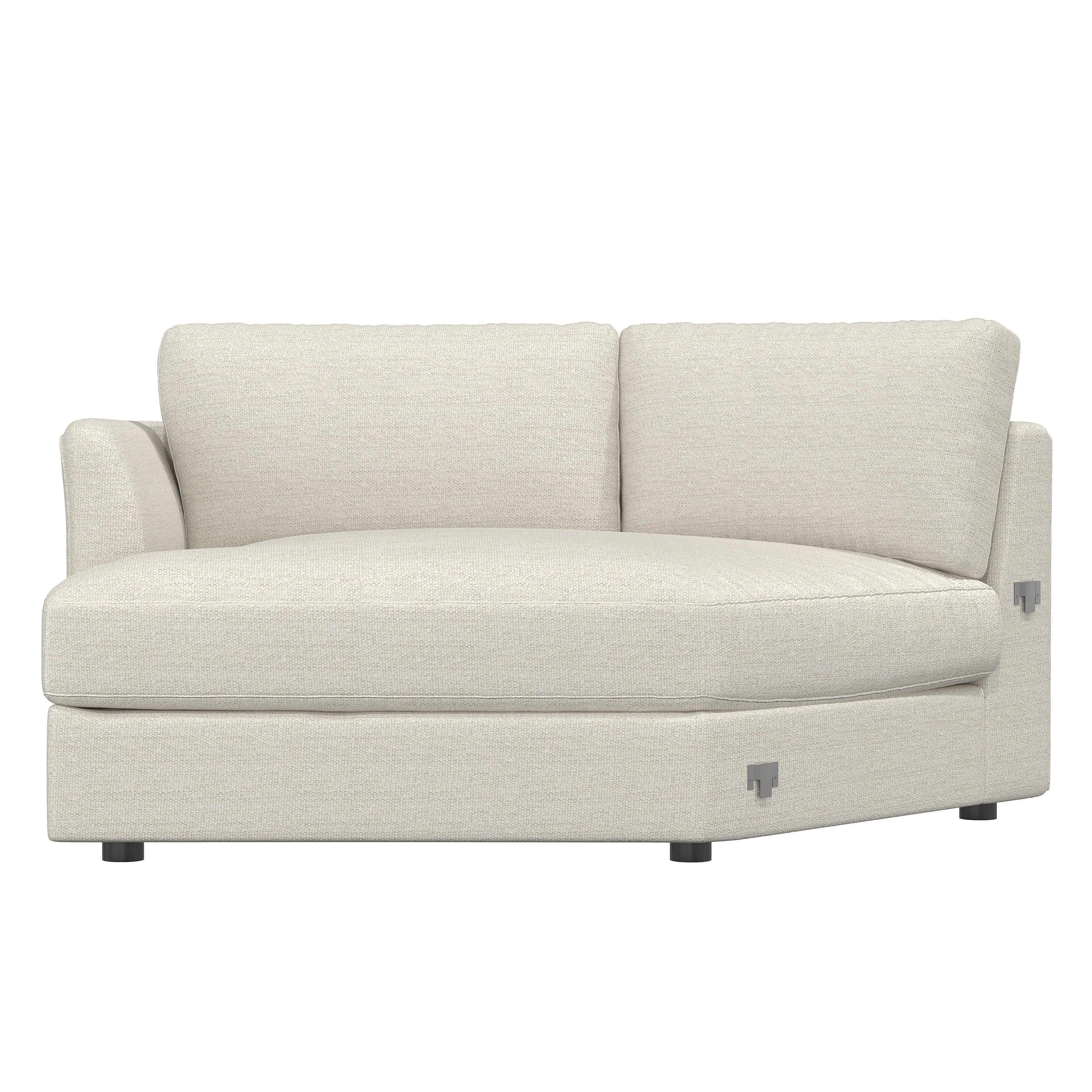 Sydney Fabric Left Arm Chaise Bernhardt Living
