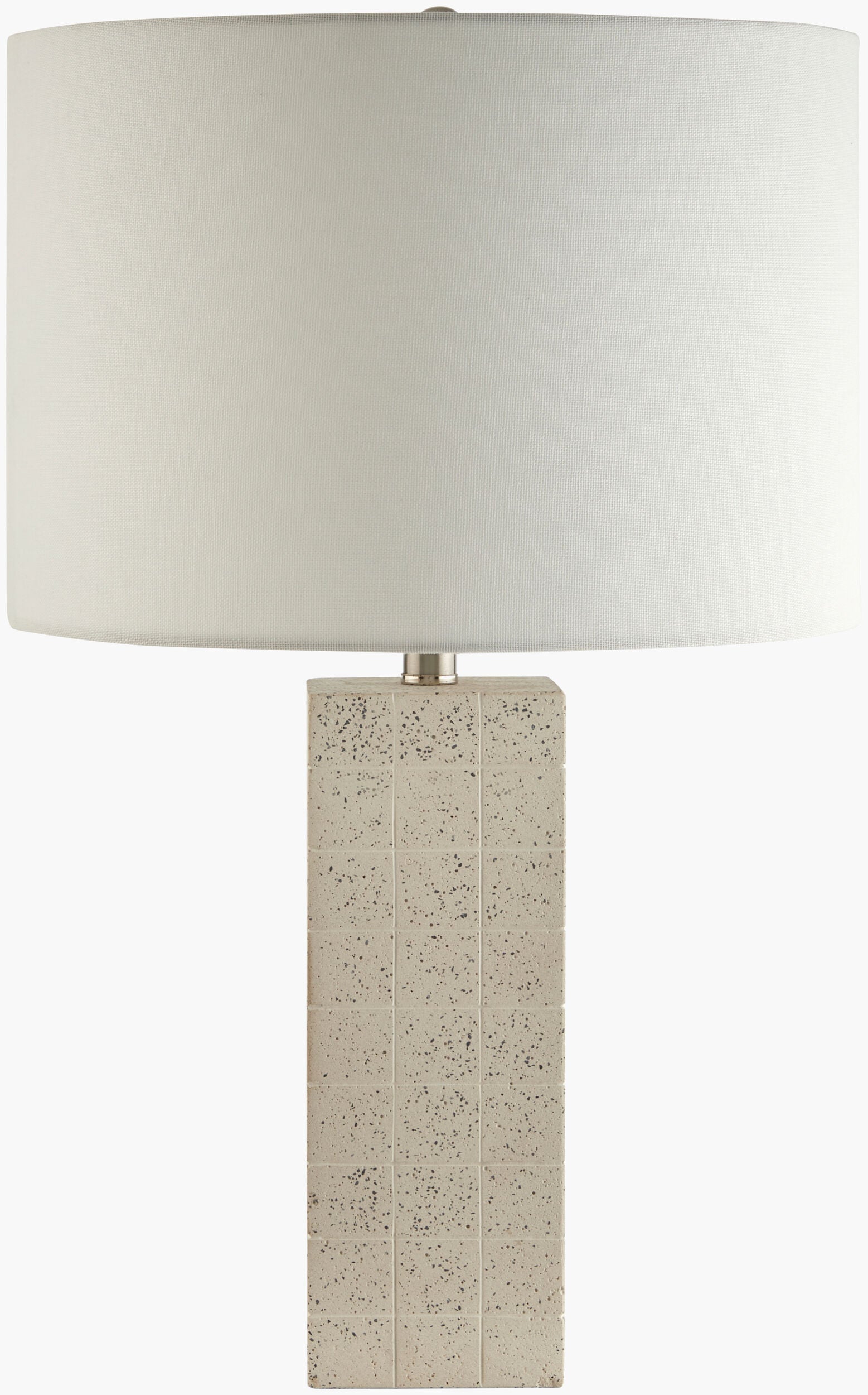 Wilde Accent Table Lamp — Metallic - Nickel/White