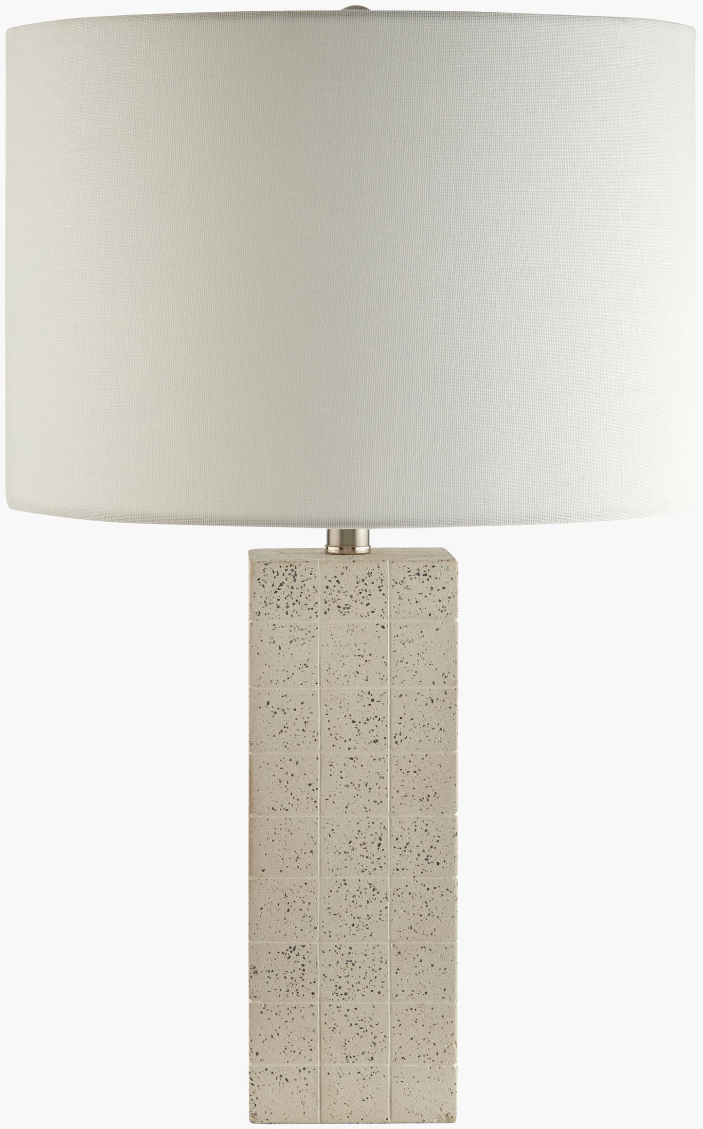 Wilde Accent Table Lamp — Metallic - Nickel/White