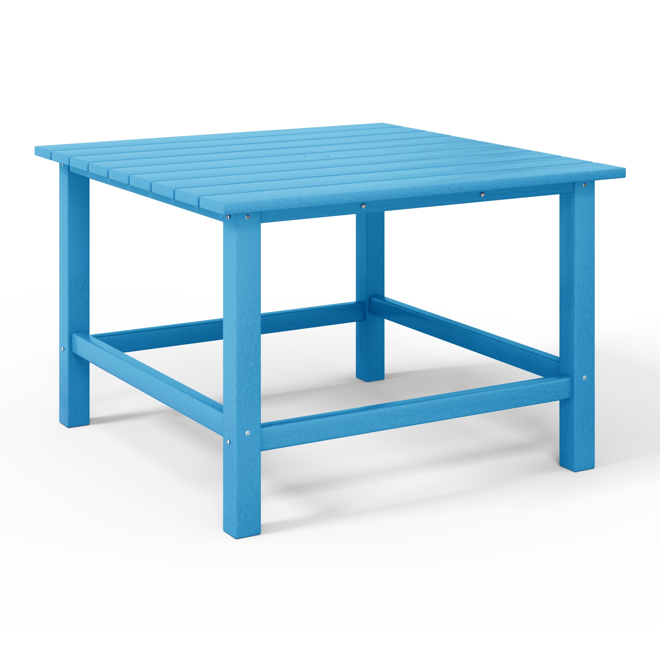 Tiny Terraces Kids' All-Weather Outdoor Square Dining Table (31" Top) Pacific Blue Seahawk Designs Kids Patio Dining Tables