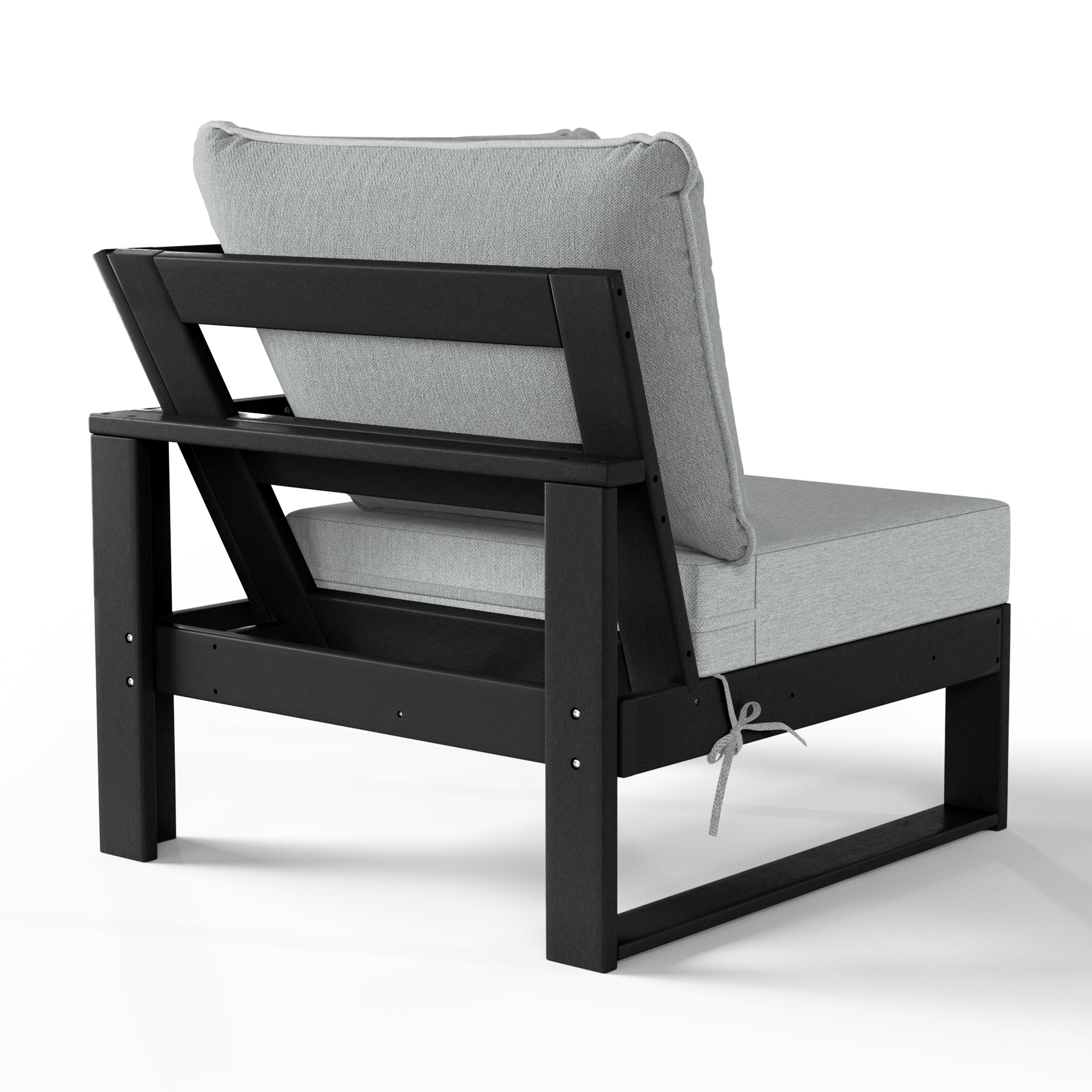 Signature All-Weather Outdoor Modular Patio Deep Seating Corner Chair (Corner Sectional Seat) Seahawk Designs Patio Chairs
