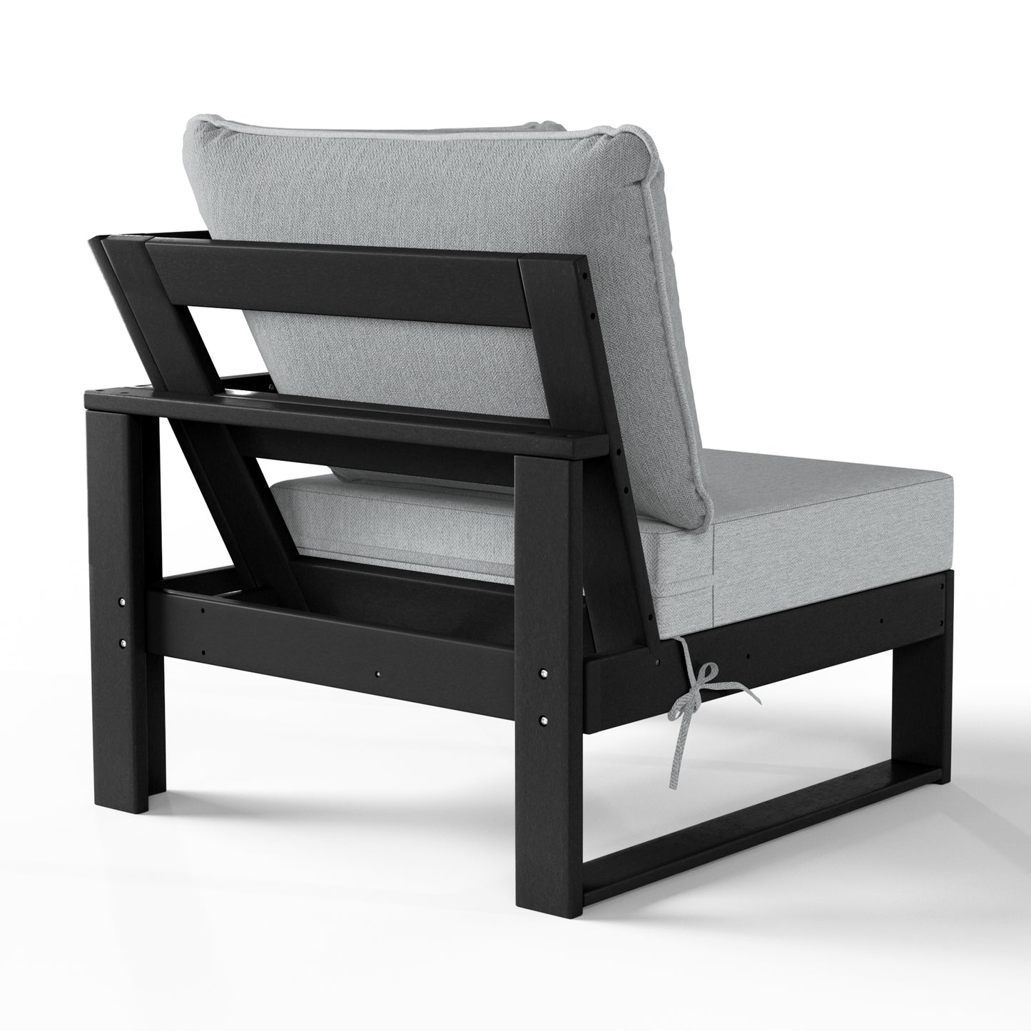 Signature All-Weather Outdoor Modular Patio Deep Seating Corner Chair (Corner Sectional Seat) Seahawk Designs Patio Chairs