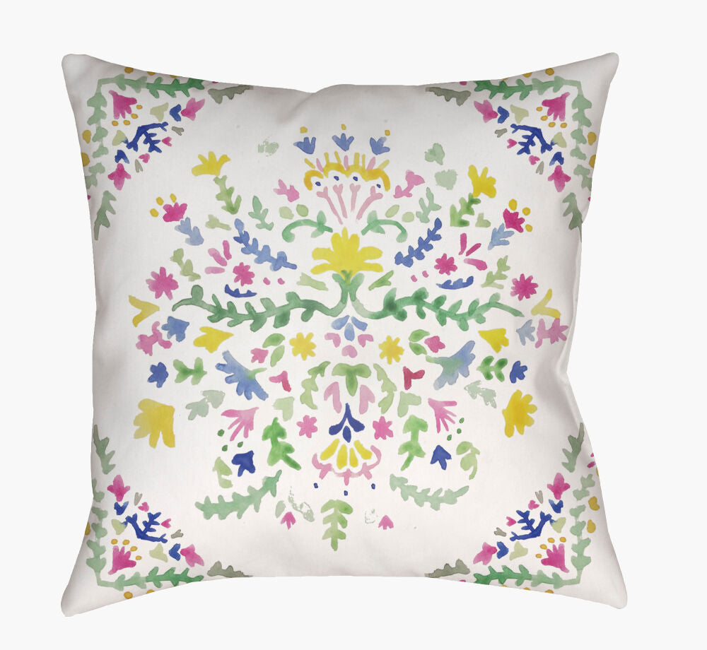 Spanish Patchwork Accent Pillow