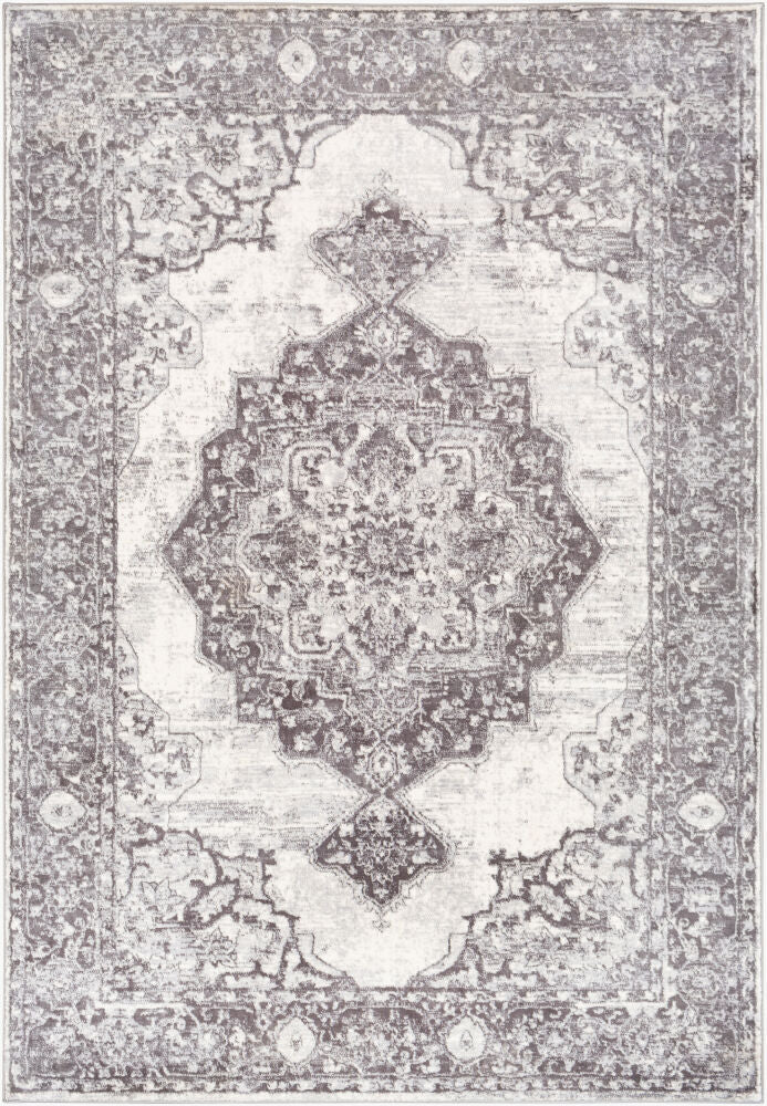 Wanderlust Machine Woven Rug — Charcoal/Light Slate
