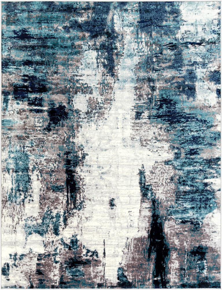 Wanderlust Machine Woven Rug — Black/Charcoal