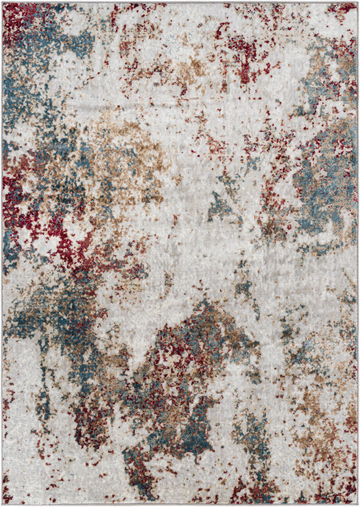 Wanderlust Machine Woven Rug — Brown/Burgandy