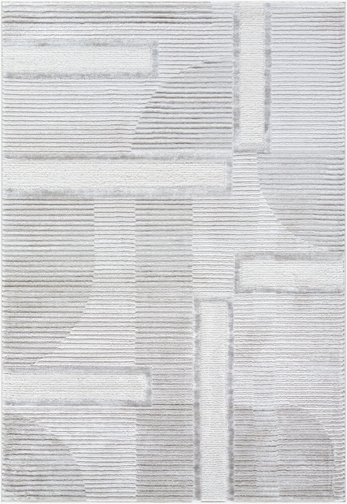 Wolly Machine Woven Rug — Cream/Ivory