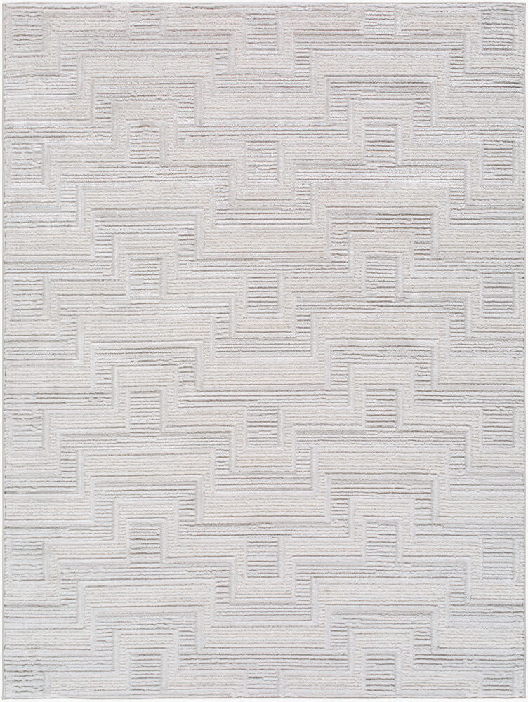 Wolly Machine Woven Rug — Cream/Ivory