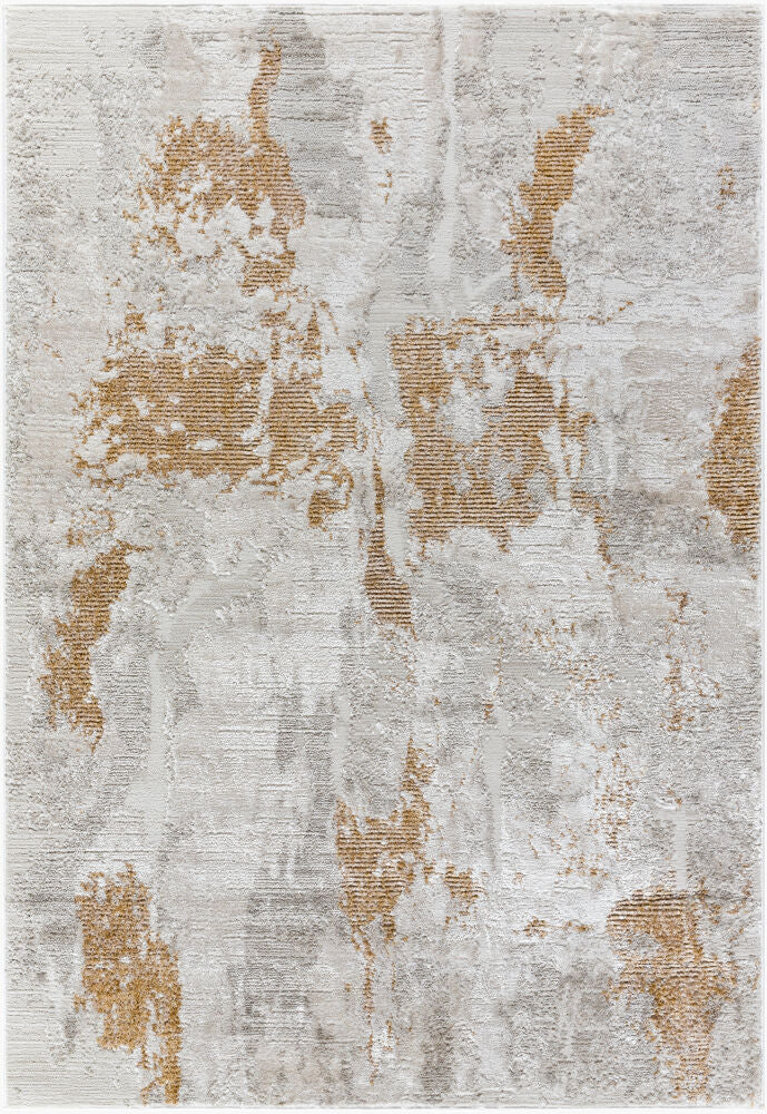 Wolly Machine Woven Rug — Ivory/Light Gray