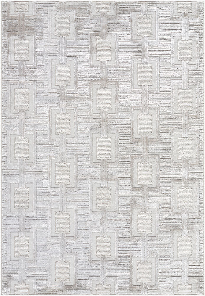Wolly Machine Woven Rug — Cream/Ivory