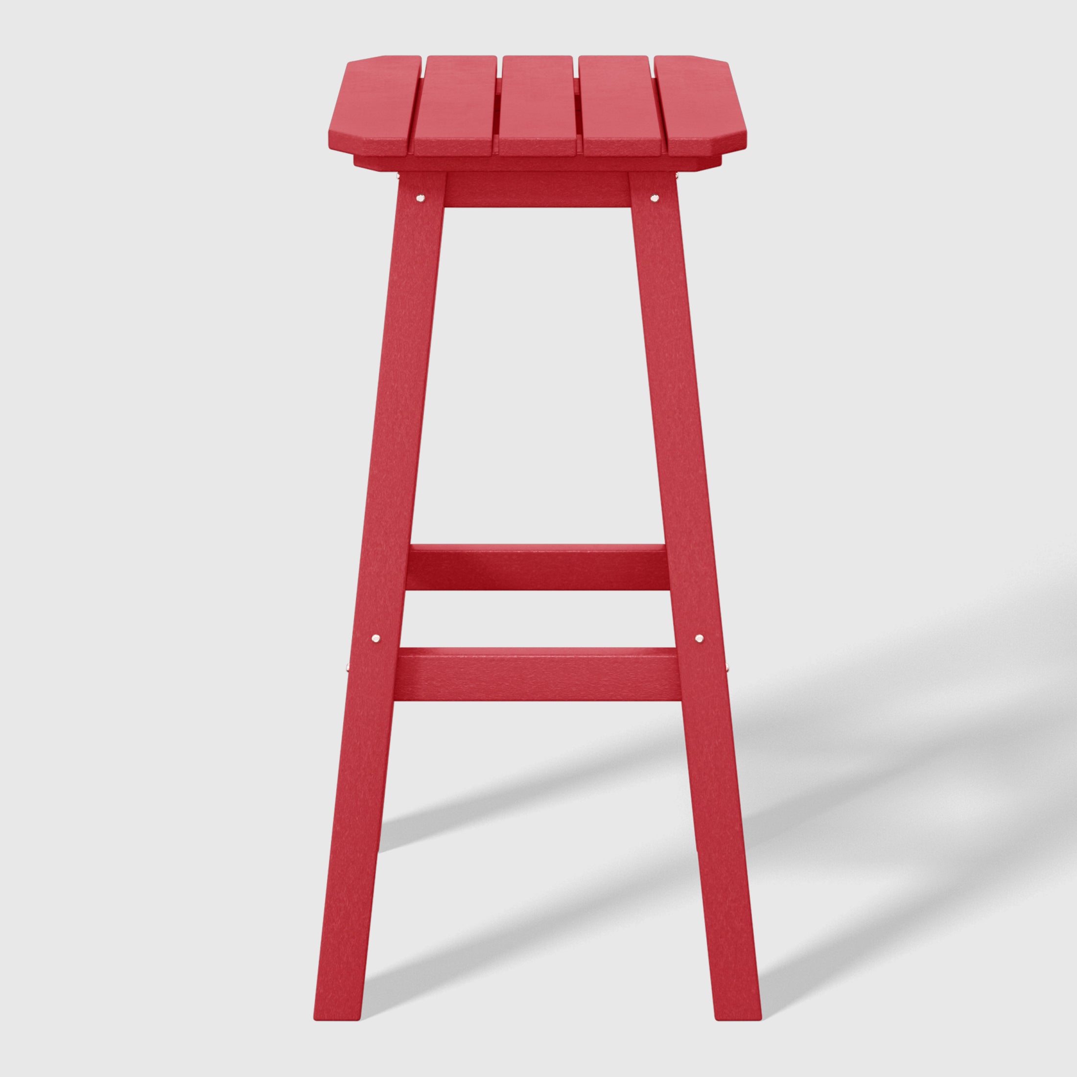 Stockholm All-Weather Outdoor Square Bar Stool (29" Height) Seahawk Designs Patio Bar & Counter Stools