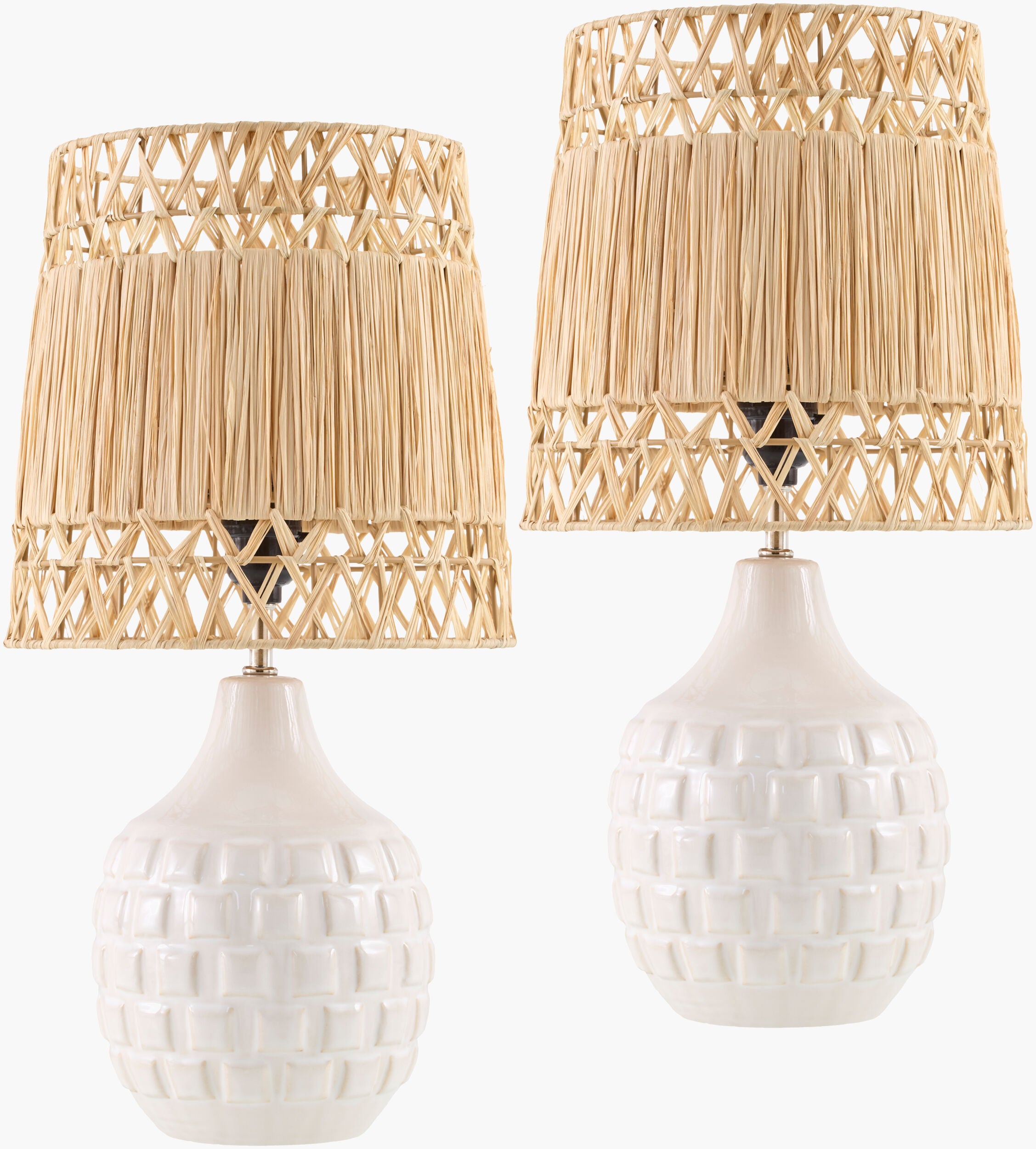 Wisterian Accent Table Lamp — Gray