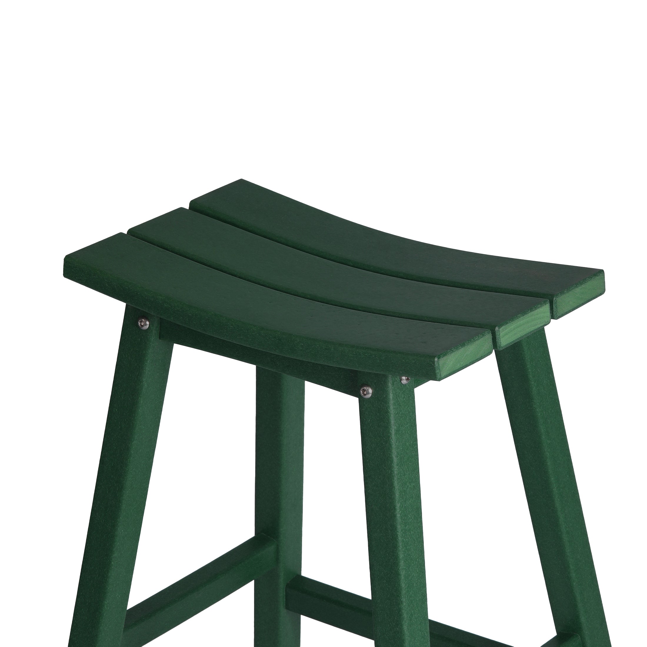 Stockholm All-Weather Outdoor Saddle Bar Stool (29" Height) Seahawk Designs Patio Bar & Counter Stools