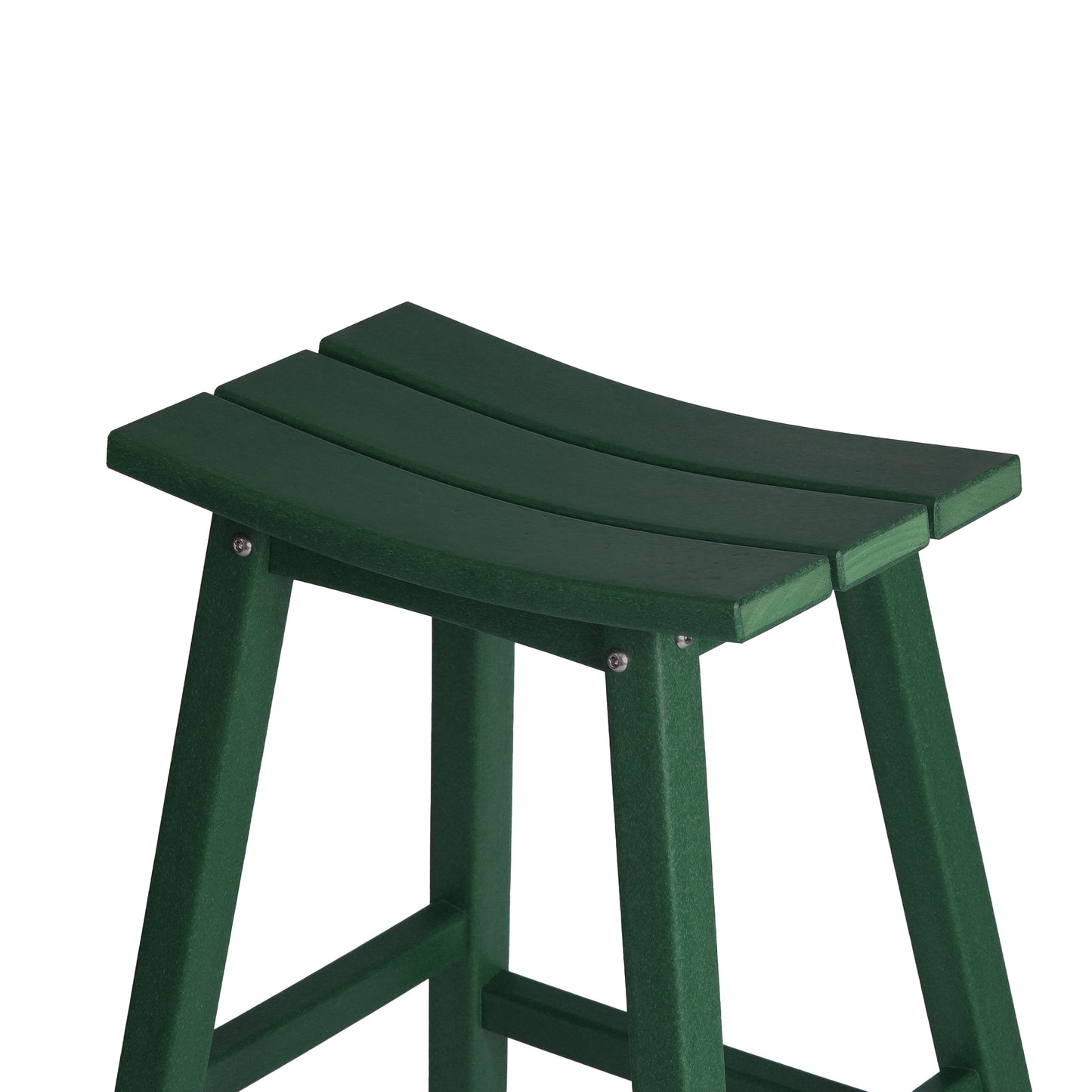 Stockholm All-Weather Outdoor Saddle Bar Stool (29" Height) Seahawk Designs Patio Bar & Counter Stools