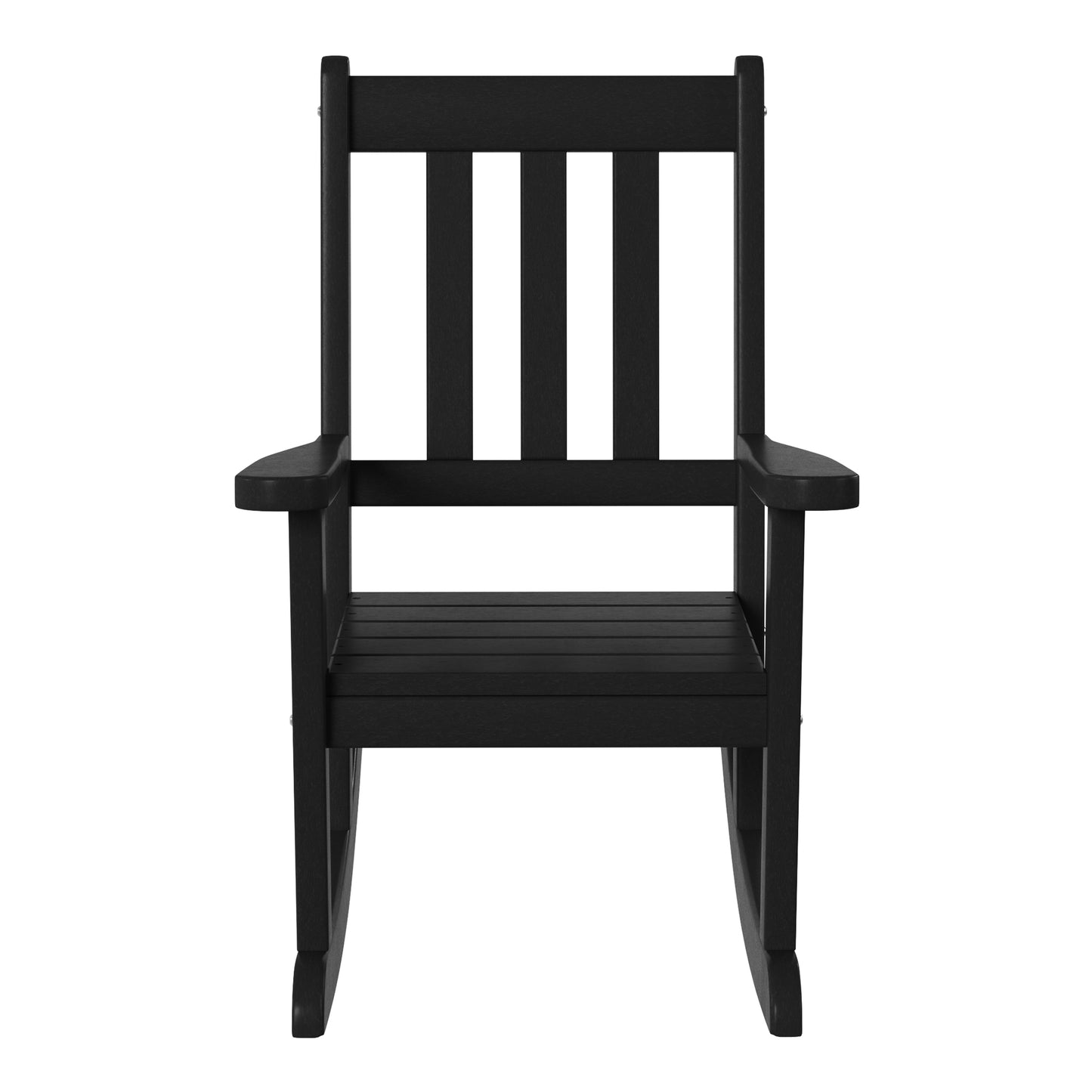 Tiny Terraces Kids Rocking Chair (Set of 2) Black Seahawk Designs Kids Patio Rocking Chairs