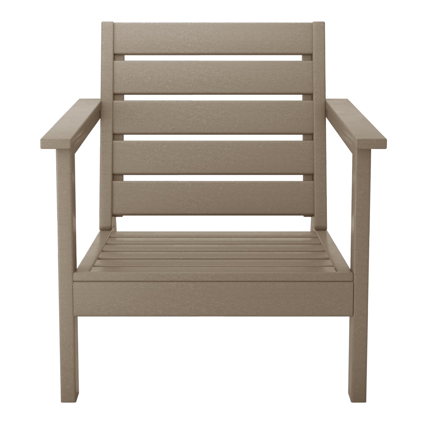 Scottsdale All-Weather Outdoor Modular Deep Seating Arm Chair (with Optional Cushions) Weathered Wood Seahawk Designs Patio Chairs
