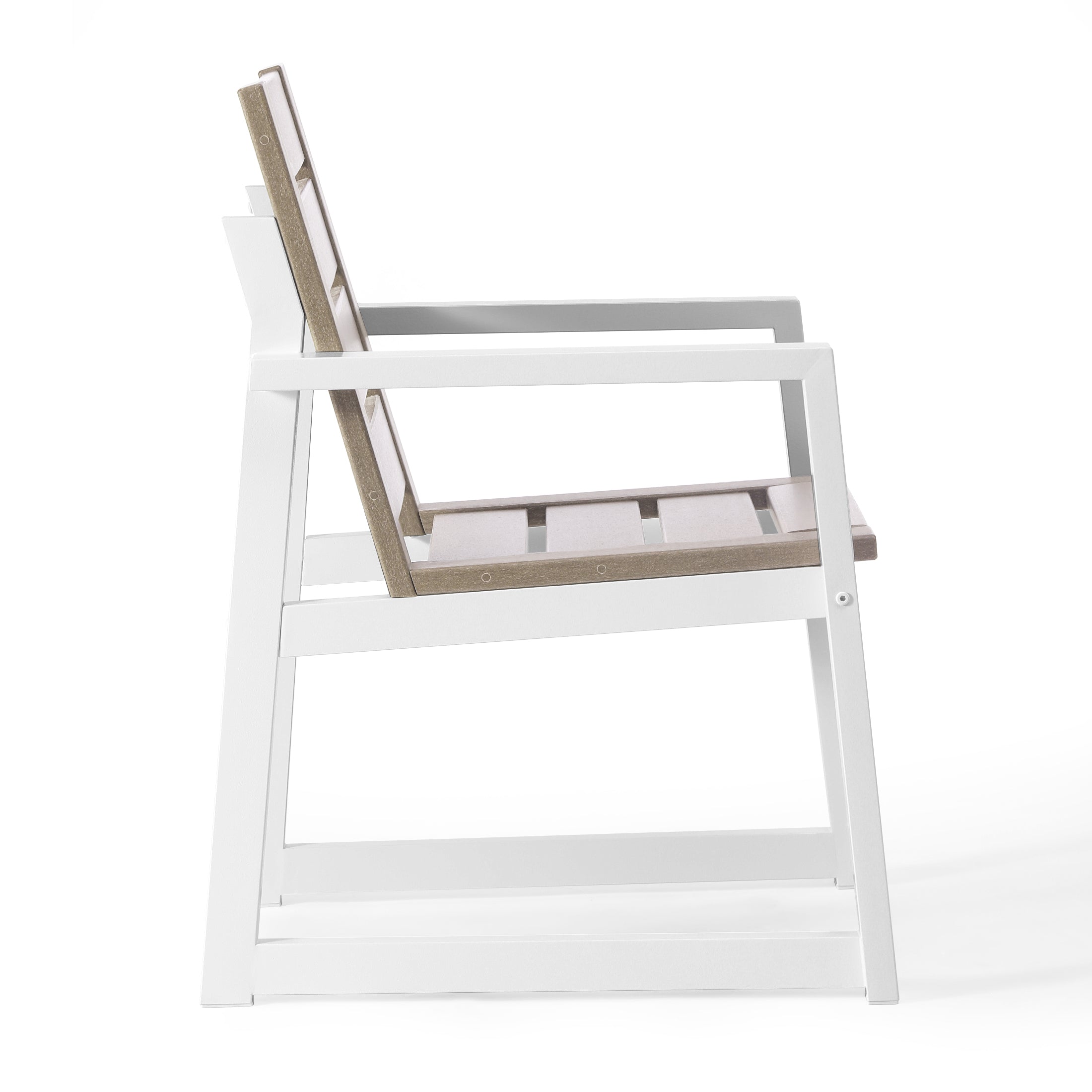 Vista Dining Arm Chair Weathered Wood Seahawk Designs Patio Dining Chairs