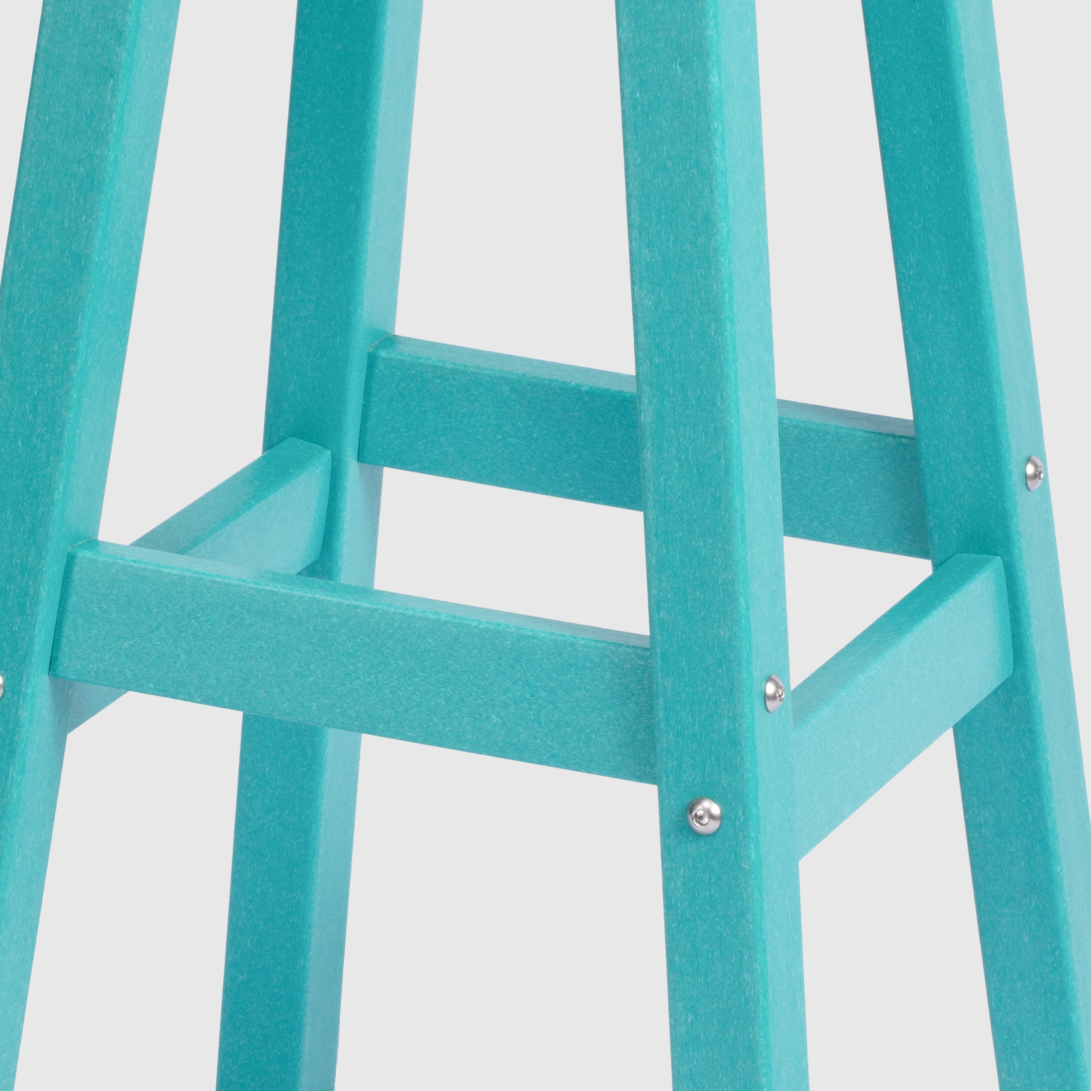 Stockholm All-Weather Outdoor Square Bar Stool (29" Height) Seahawk Designs Patio Bar & Counter Stools