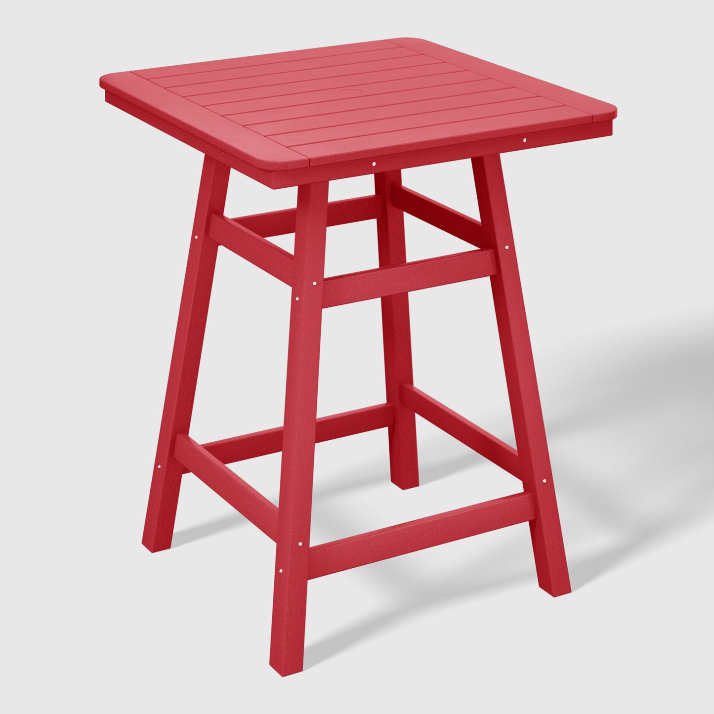 Stockholm All-Weather Outdoor Square Counter Table (31" Top) Red Seahawk Designs Patio Bar Tables