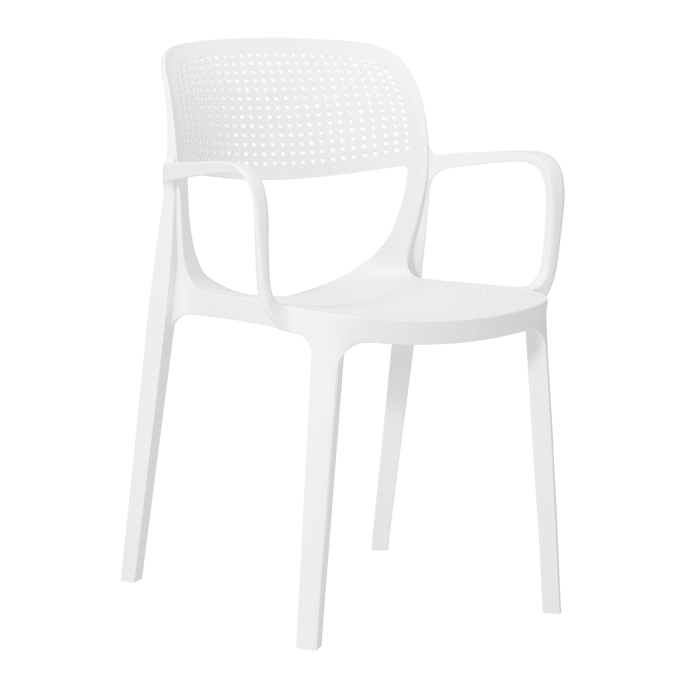 Polyform Stacking Dining Arm Chair (Set of 2) Seahawk Designs Patio Dining Chairs