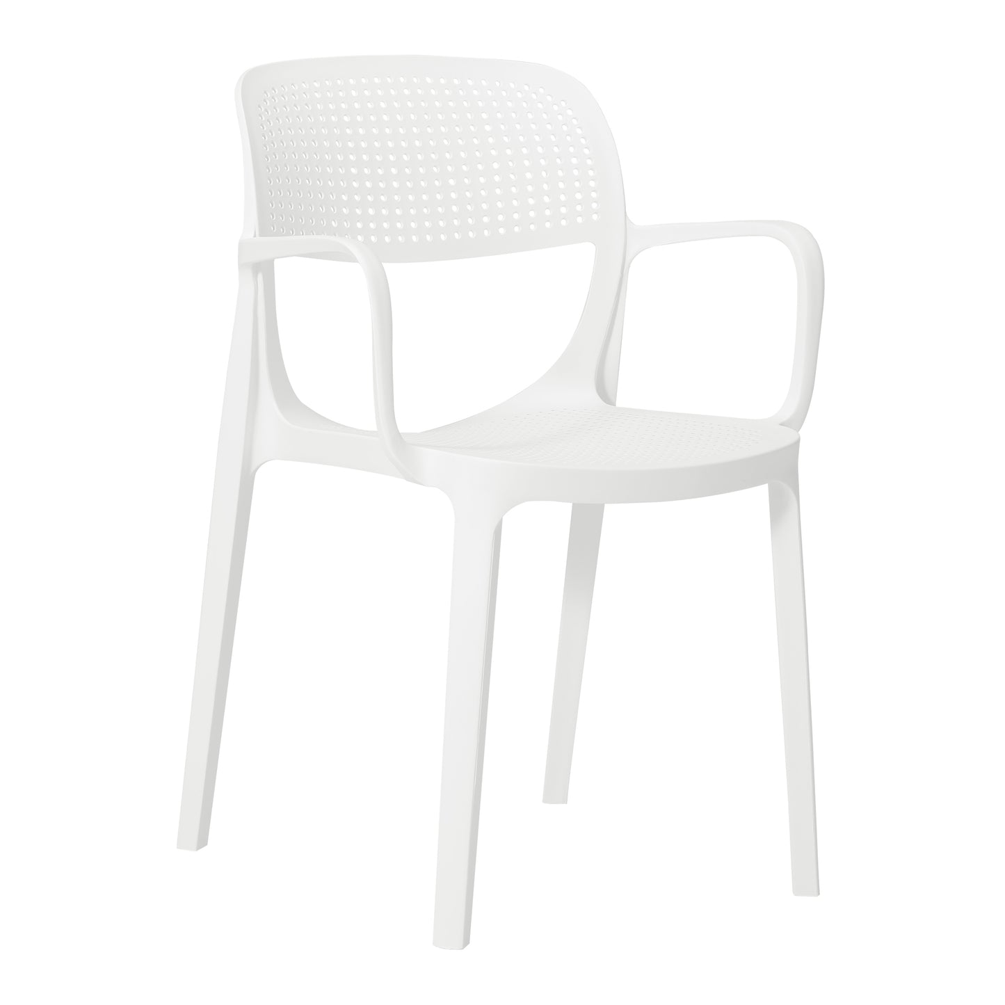 Polyform Stacking Dining Arm Chair (Set of 2) Seahawk Designs Patio Dining Chairs