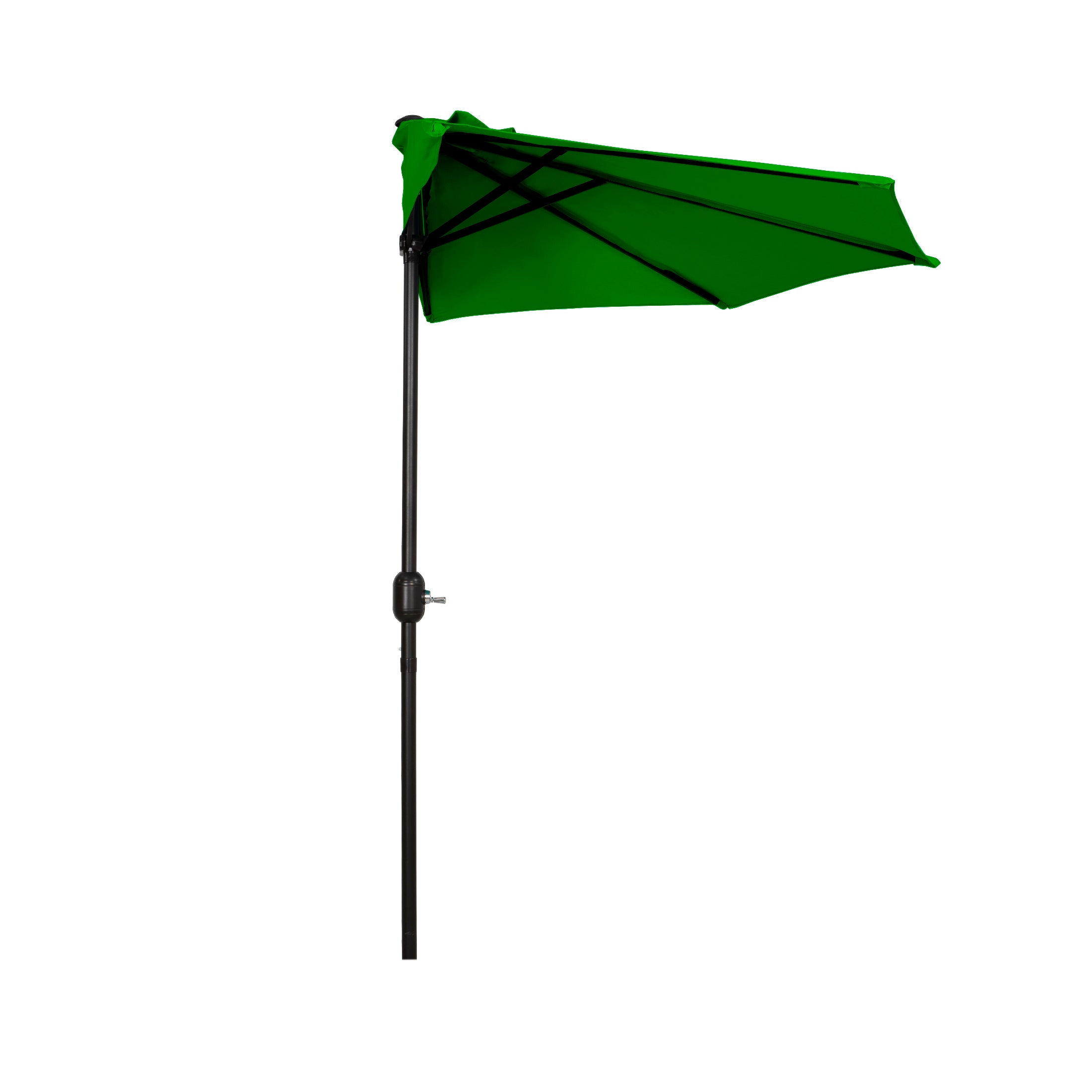 Kona 9ft Half Market Umbrella Dark Brown Seahawk Designs Patio Umbrellas