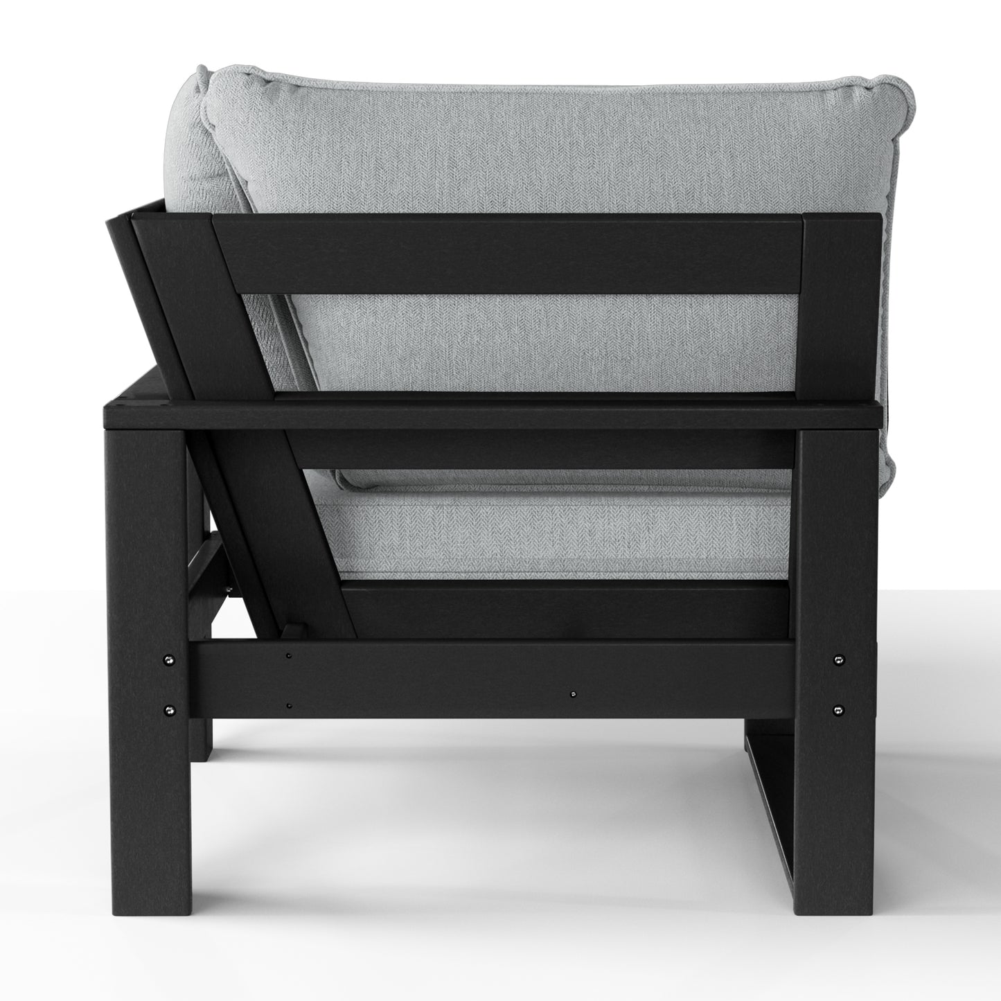 Signature All-Weather Outdoor Modular Patio Deep Seating Corner Chair (Corner Sectional Seat) Seahawk Designs Patio Chairs