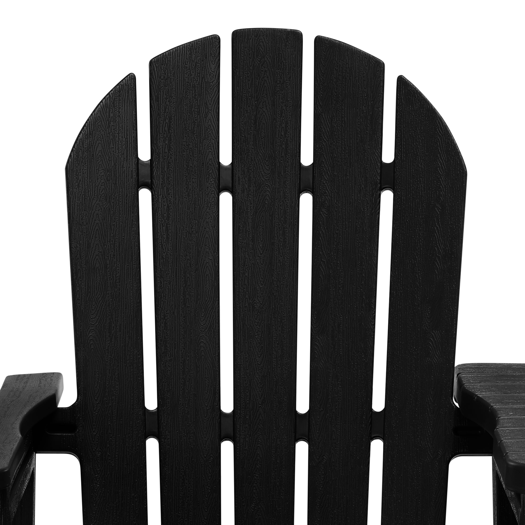 Set of Snap'n Lock Adirondack Chairs with Connecting Wedge Table (No Tools or Hardware) Seahawk Designs Adirondack Chairs