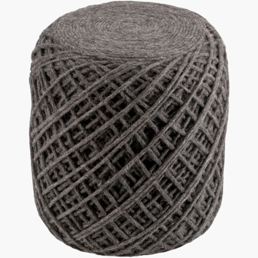 Xena Pouf — Charcoal