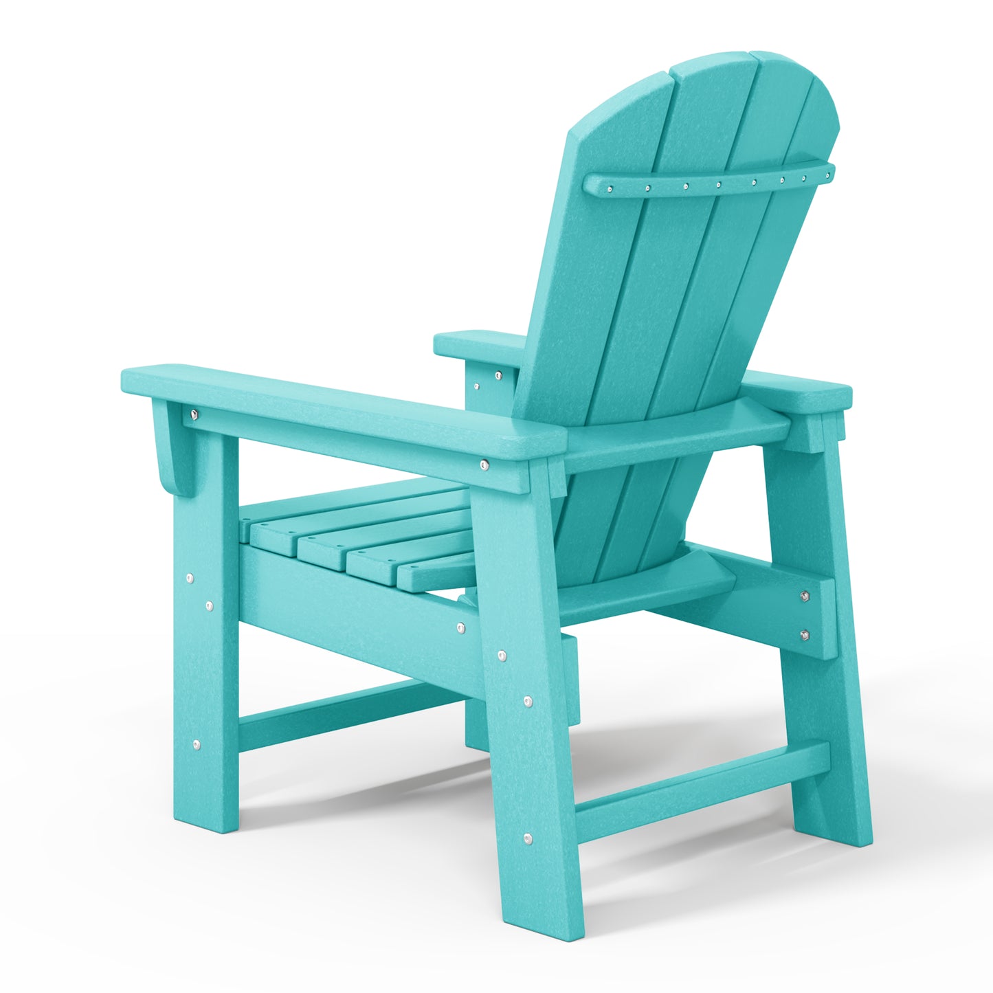 Tiny Terraces Kids' All-Weather Outdoor Poly Adirondack Chair Seahawk Designs Kids Adirondack Chairs