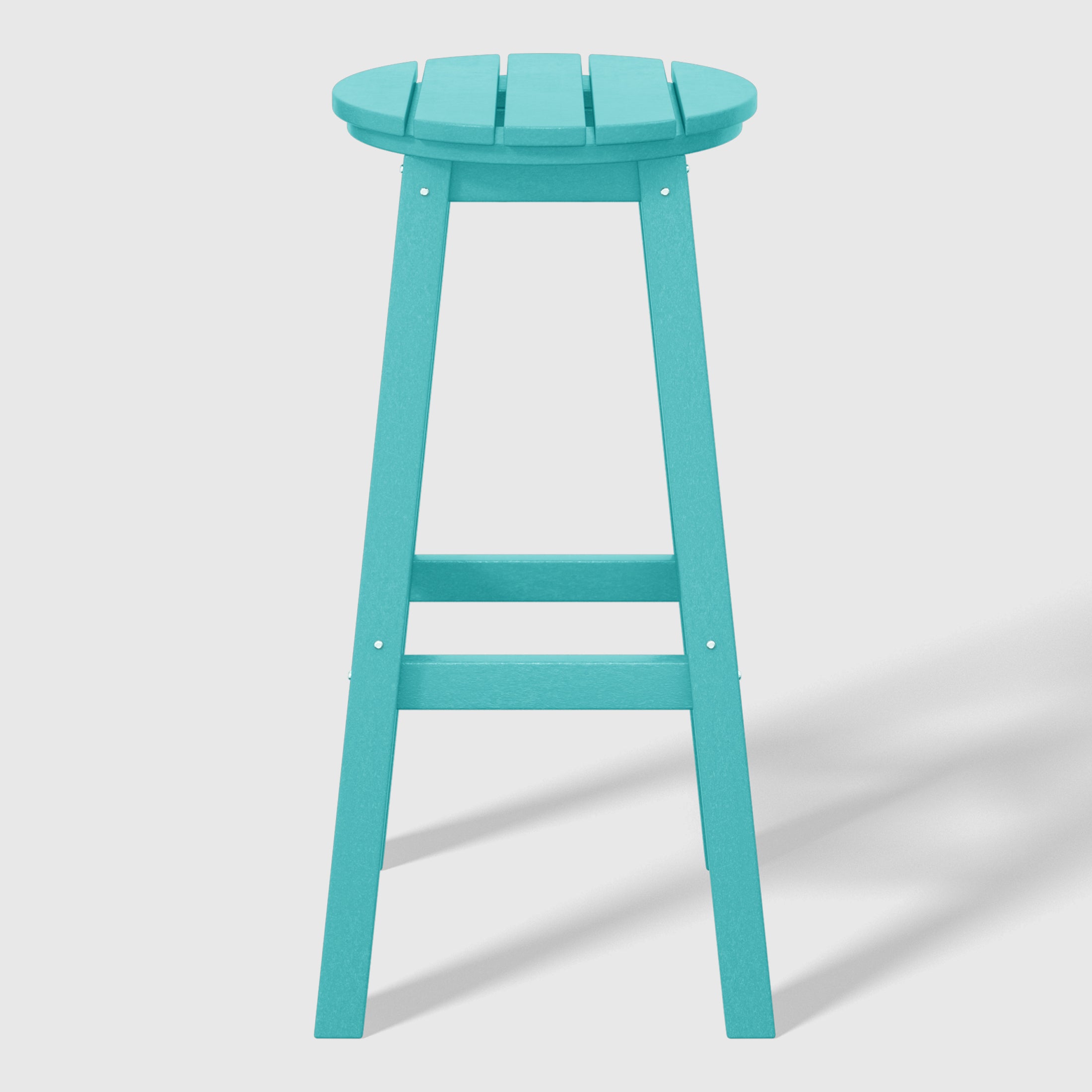 Stockholm All-Weather Outdoor Round Bar Stool (29" Height) Seahawk Designs Patio Bar & Counter Stools
