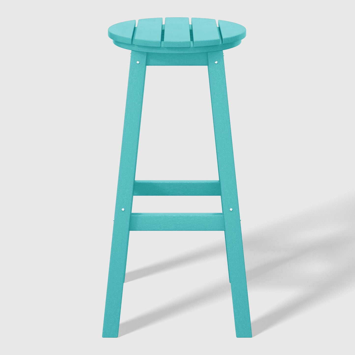 Stockholm All-Weather Outdoor Round Bar Stool (29" Height) Seahawk Designs Patio Bar & Counter Stools