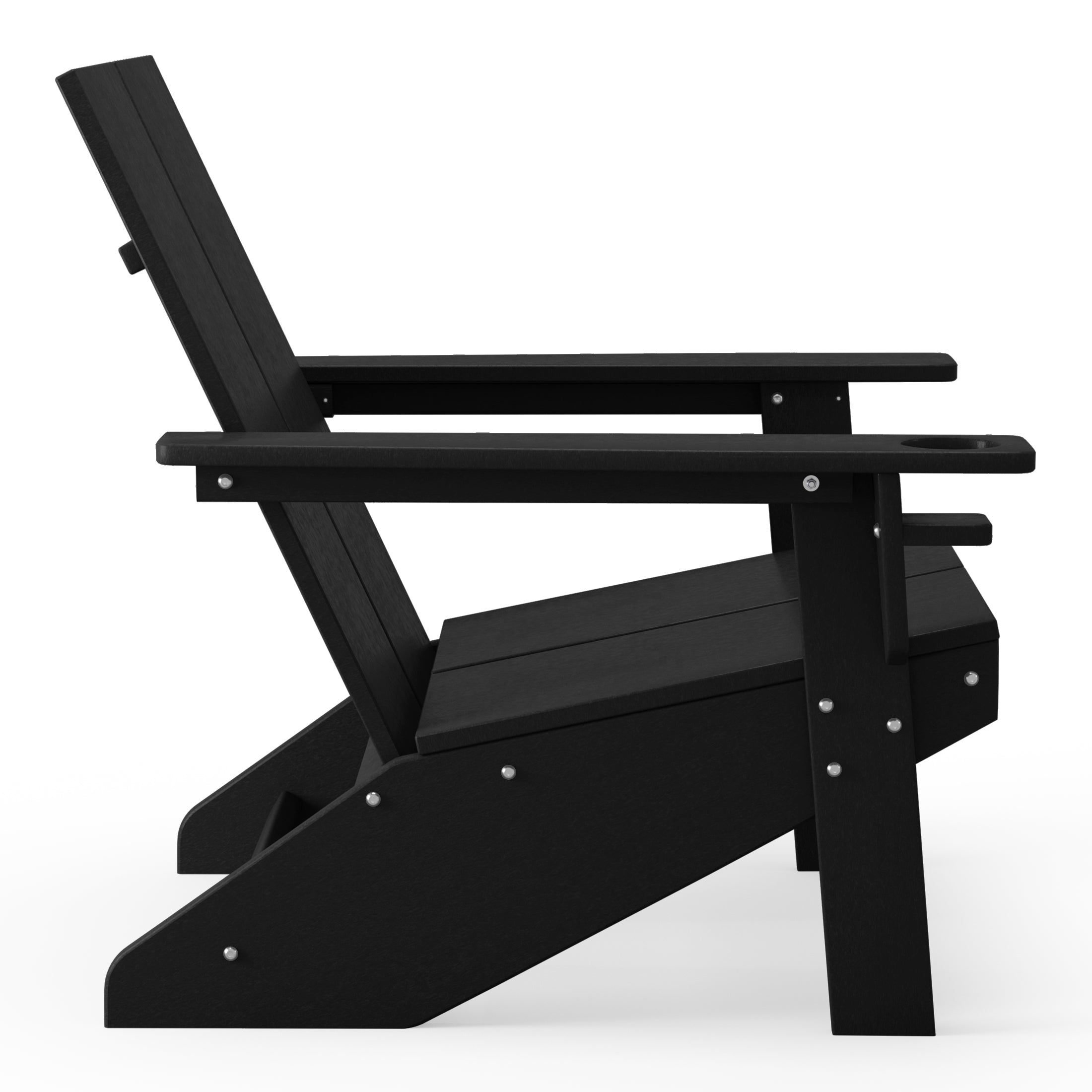 La Quinta Modern Adirondack Chair Black Seahawk Designs Adirondack Chairs