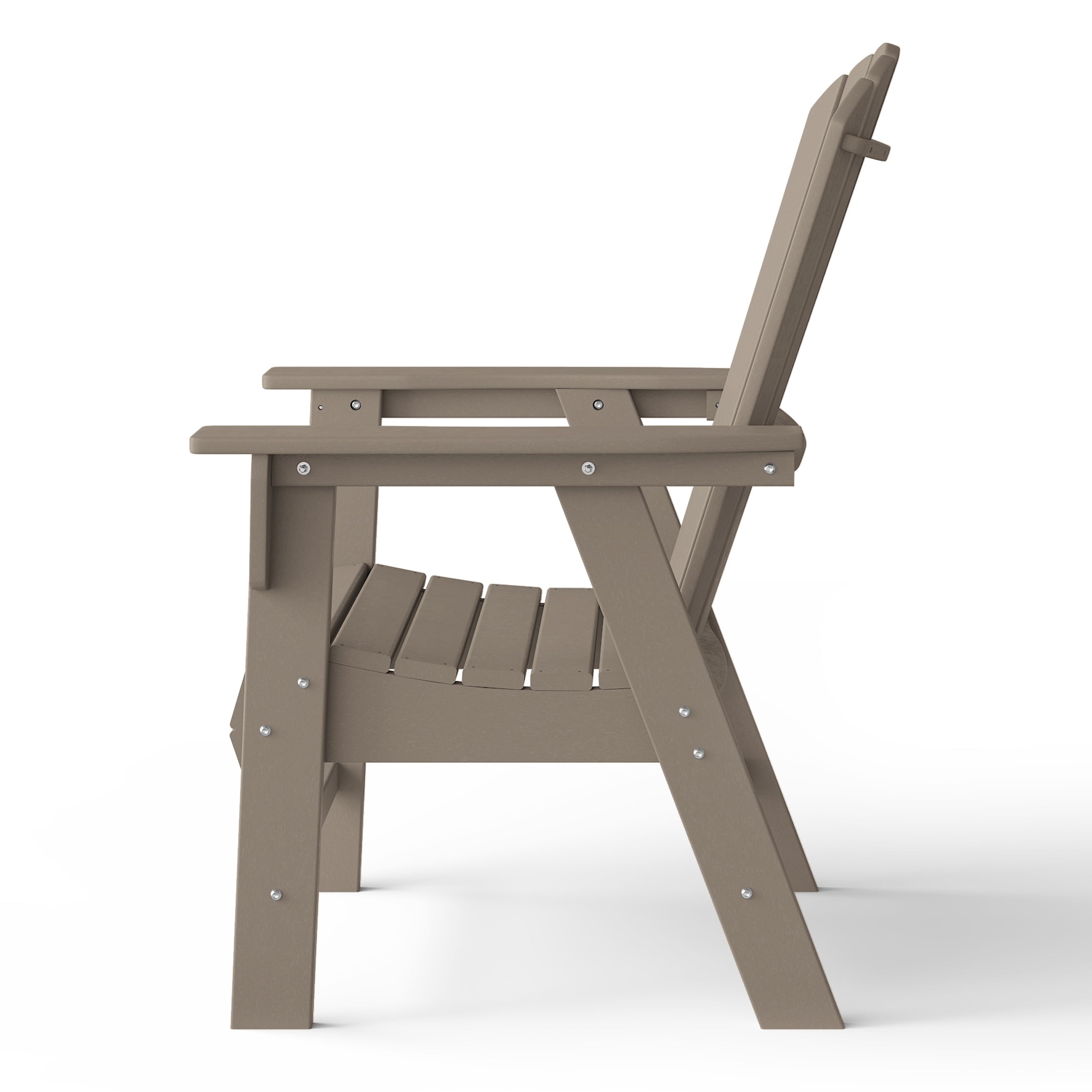 Westport All-Weather Outdoor Classic Adirondack Dining Chair Seahawk Designs Patio Dining Chairs