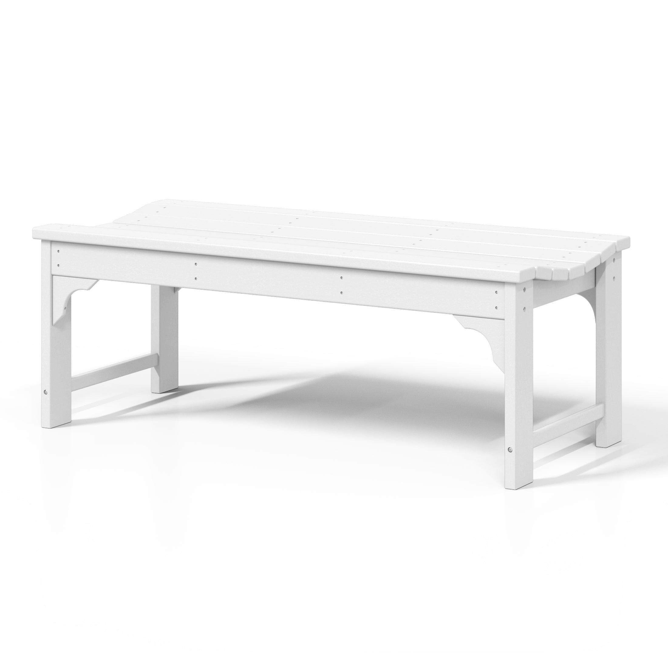 Concord All-Weather Outdoor Garden Backless Bench (46" Wide) Seahawk Designs Patio Benches