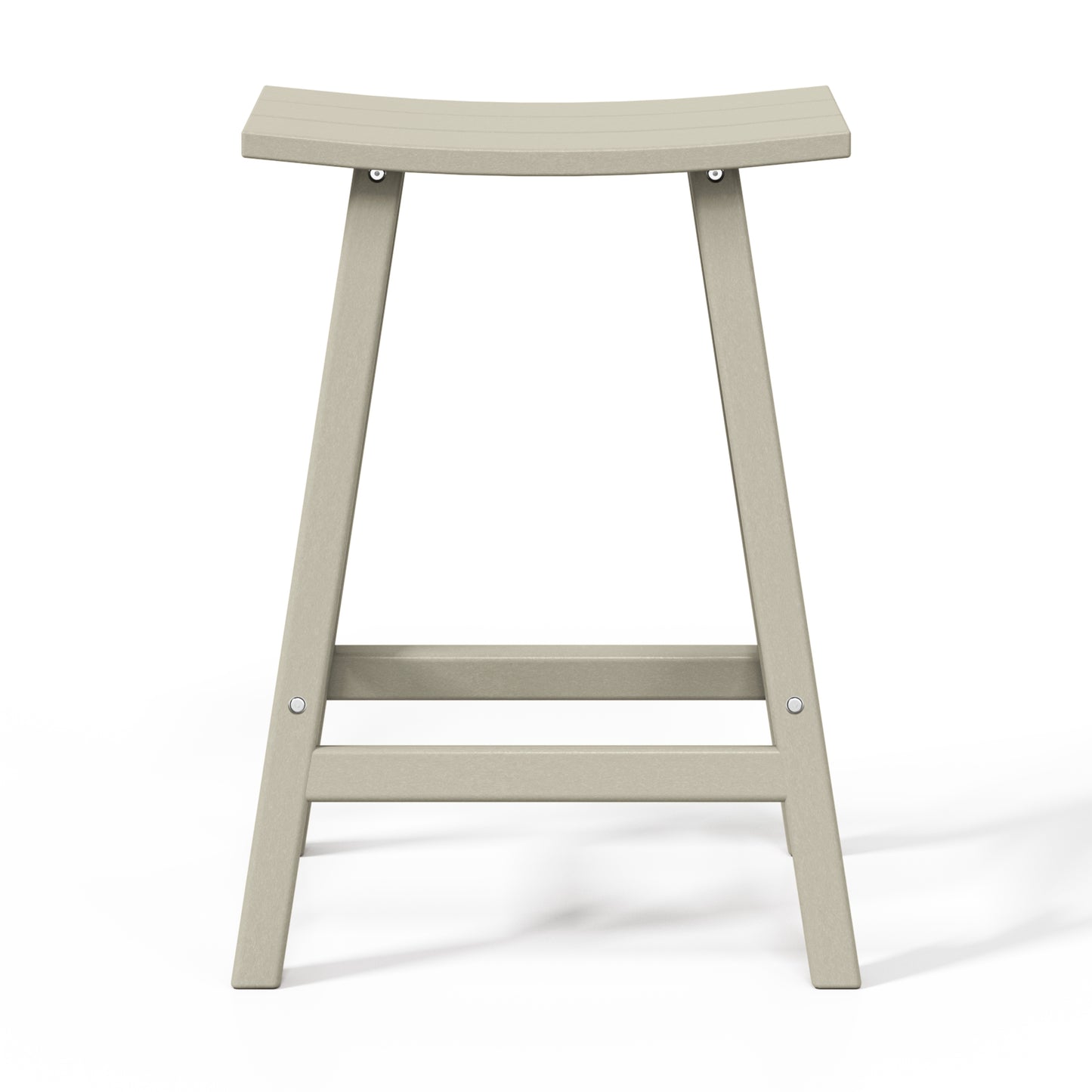 Stockholm All-Weather Outdoor Saddle Counter Stool (24" Height) Seahawk Designs Patio Bar & Counter Stools