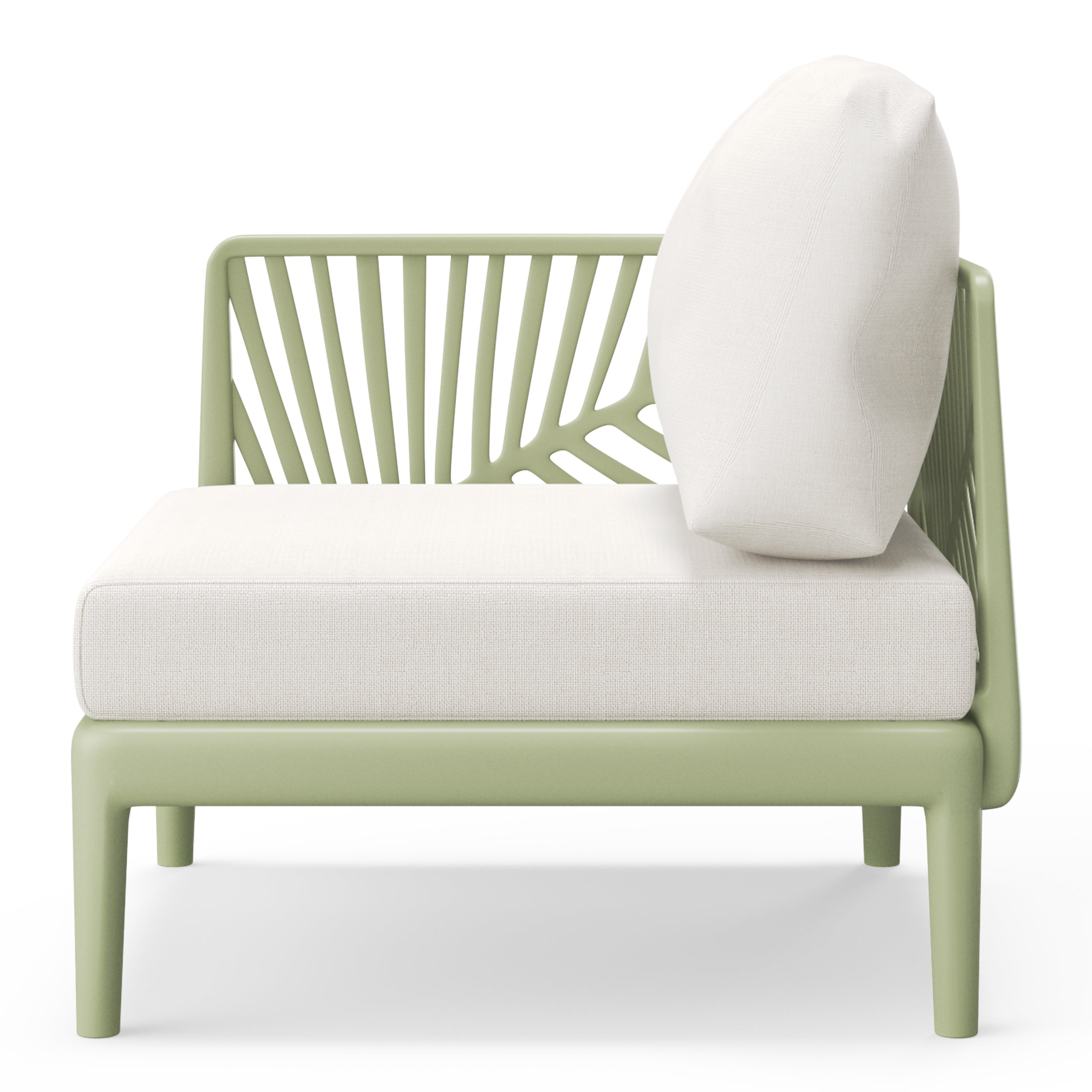 Polyform Deep Seating Left Arm Chair with Cushions Seahawk Designs Patio Chairs