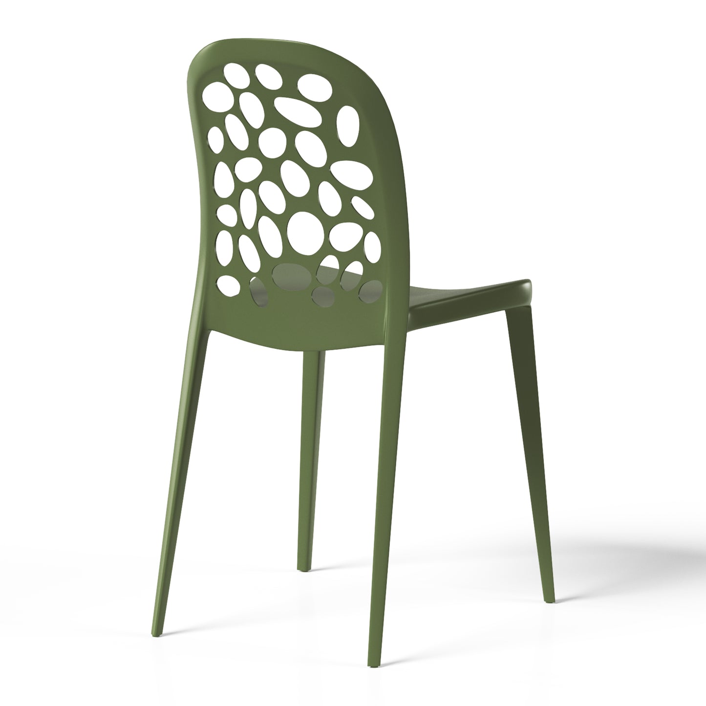 Polyform Stacking Dining Side Chair (Set of 2) Seahawk Designs Patio Dining Chairs