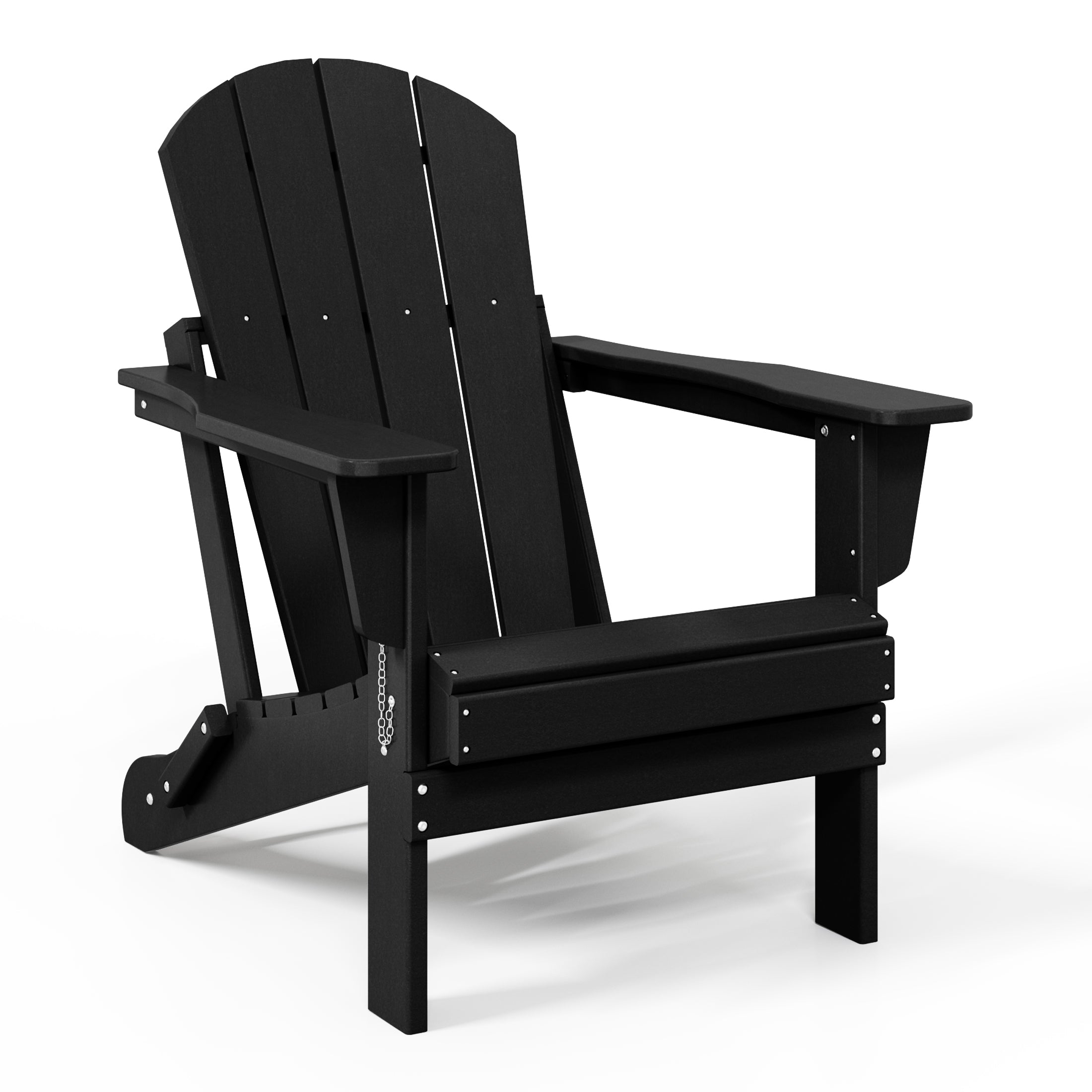 Chatham All-Weather Outdoor Folding Adirondack Chair Black Seahawk Designs Adirondack Chairs