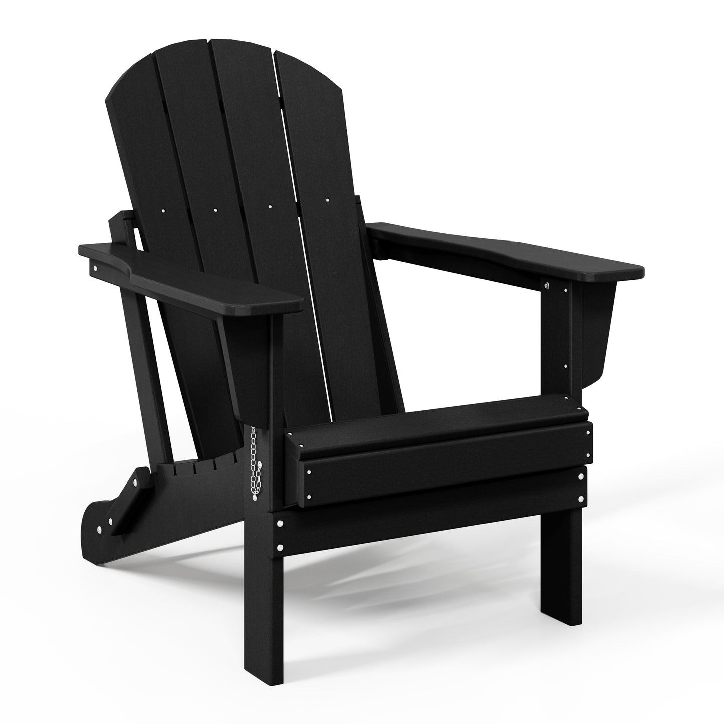 Chatham All-Weather Outdoor Folding Adirondack Chair Black Seahawk Designs Adirondack Chairs