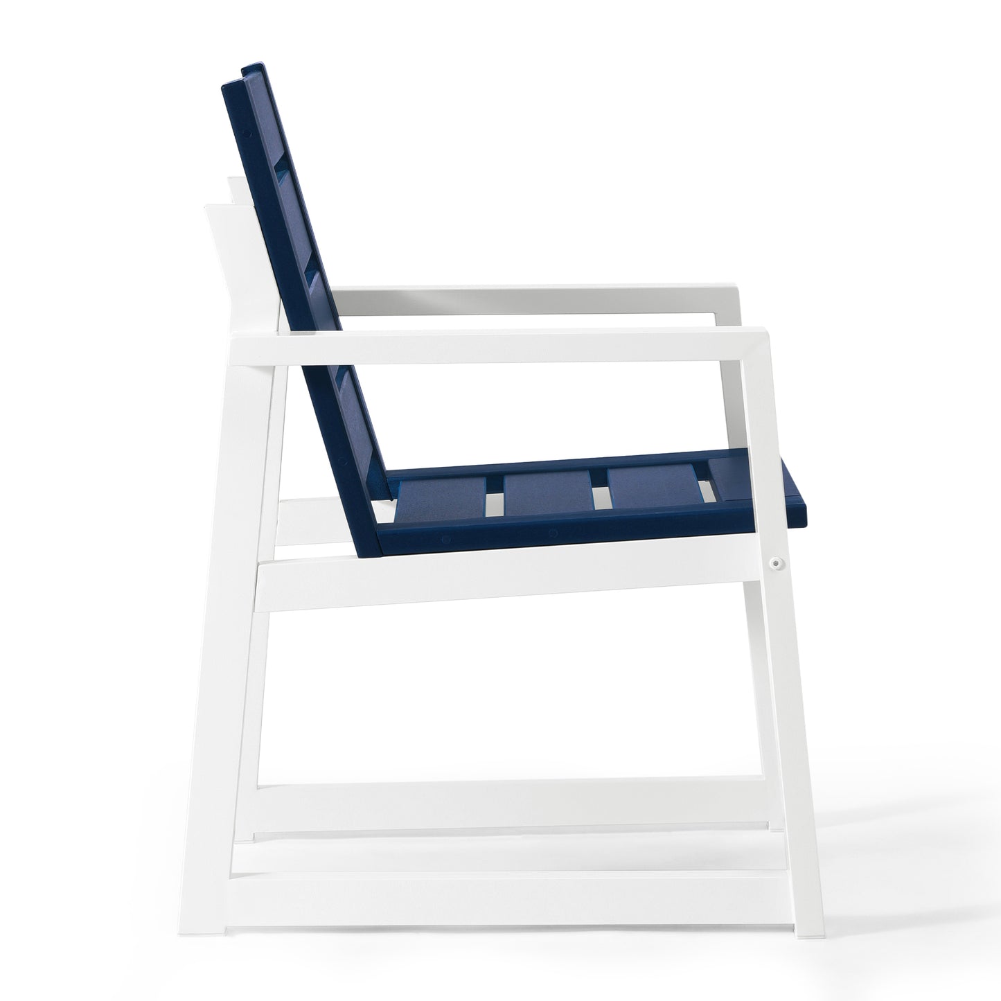 Vista Dining Arm Chair Navy Blue Seahawk Designs Patio Dining Chairs