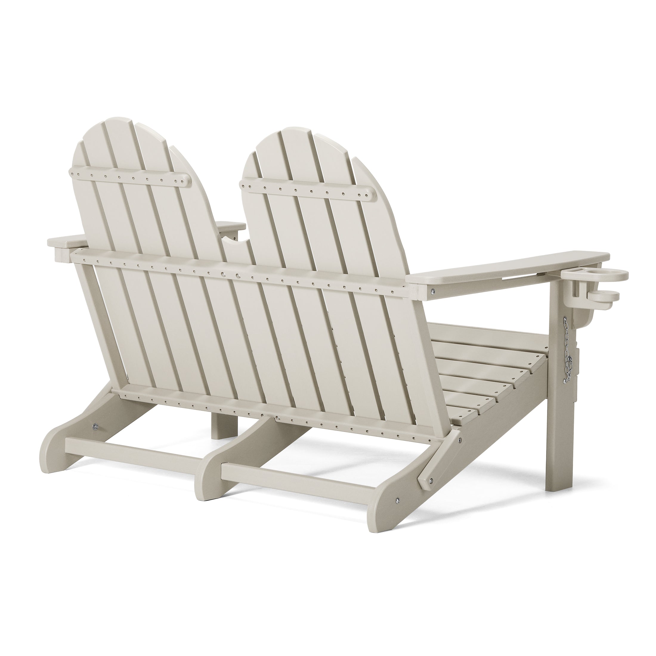 Magnolia Adirondack 49" Folding Bench Seahawk Designs Patio Benches