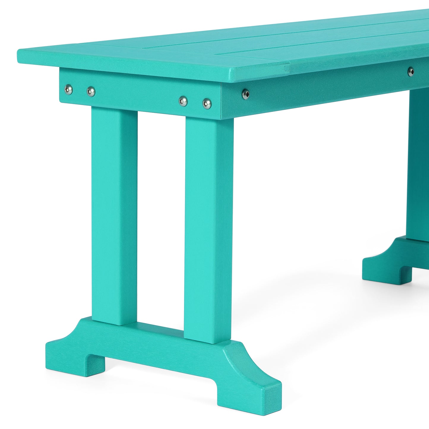 Tuscany All-Weather Outdoor 65" Trestle Dining Bench Seahawk Designs Patio Benches